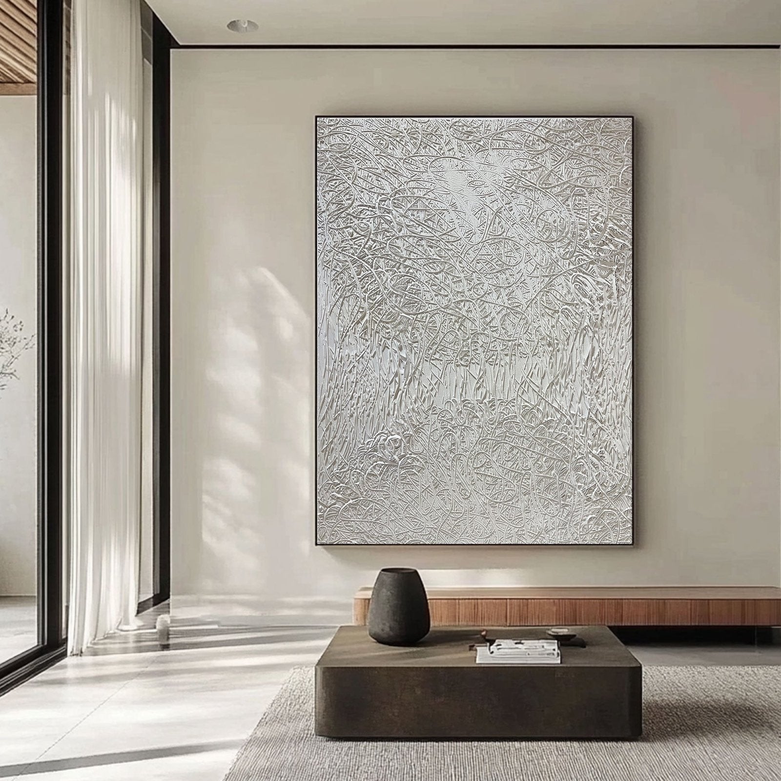 Wabi Sabi Painting "Julien Filigrane”