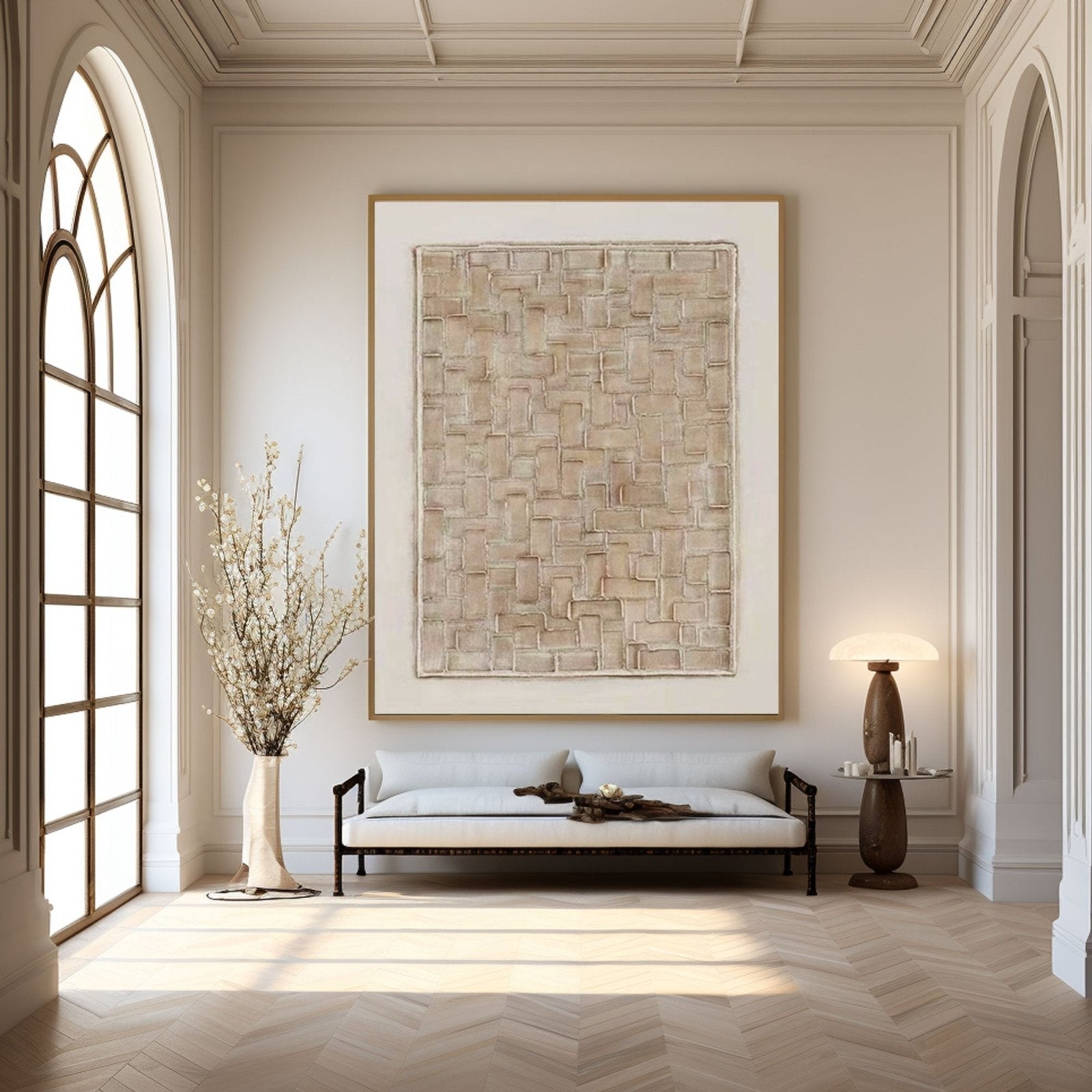 Wabi Sabi maleri "Labyrinth"