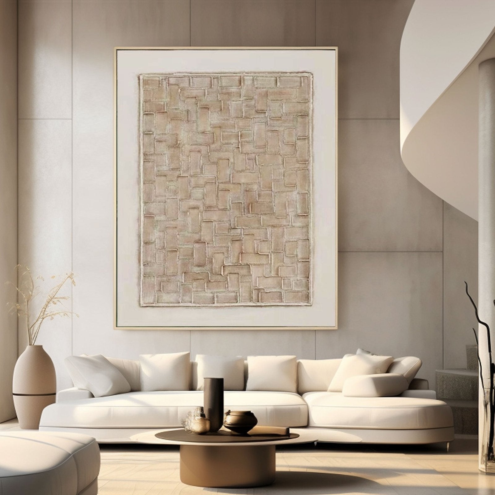 Wabi Sabi maleri "Labyrinth"