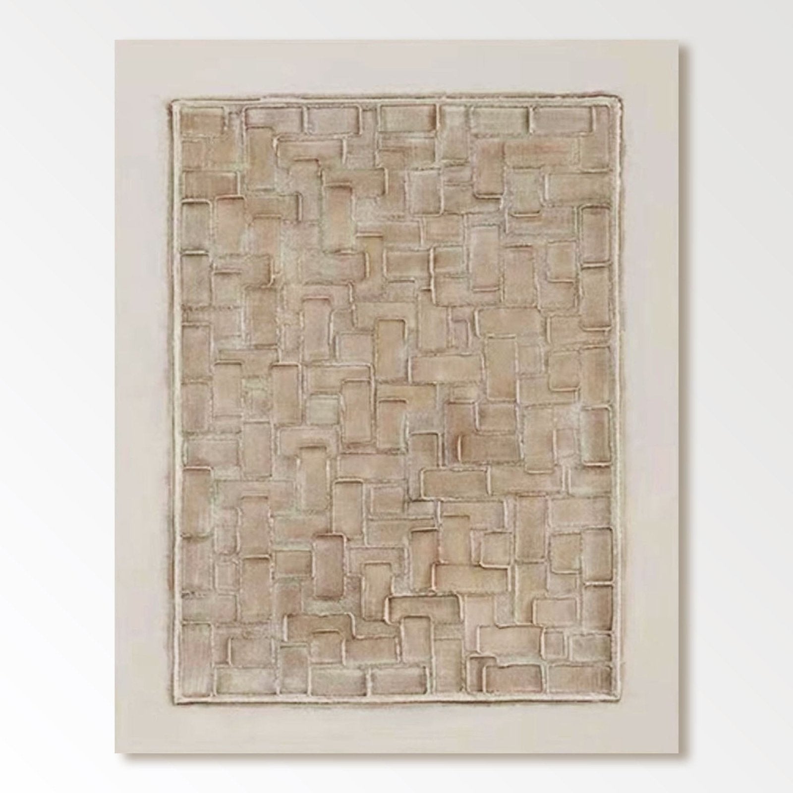 Wabi Sabi maleri "Labyrinth"
