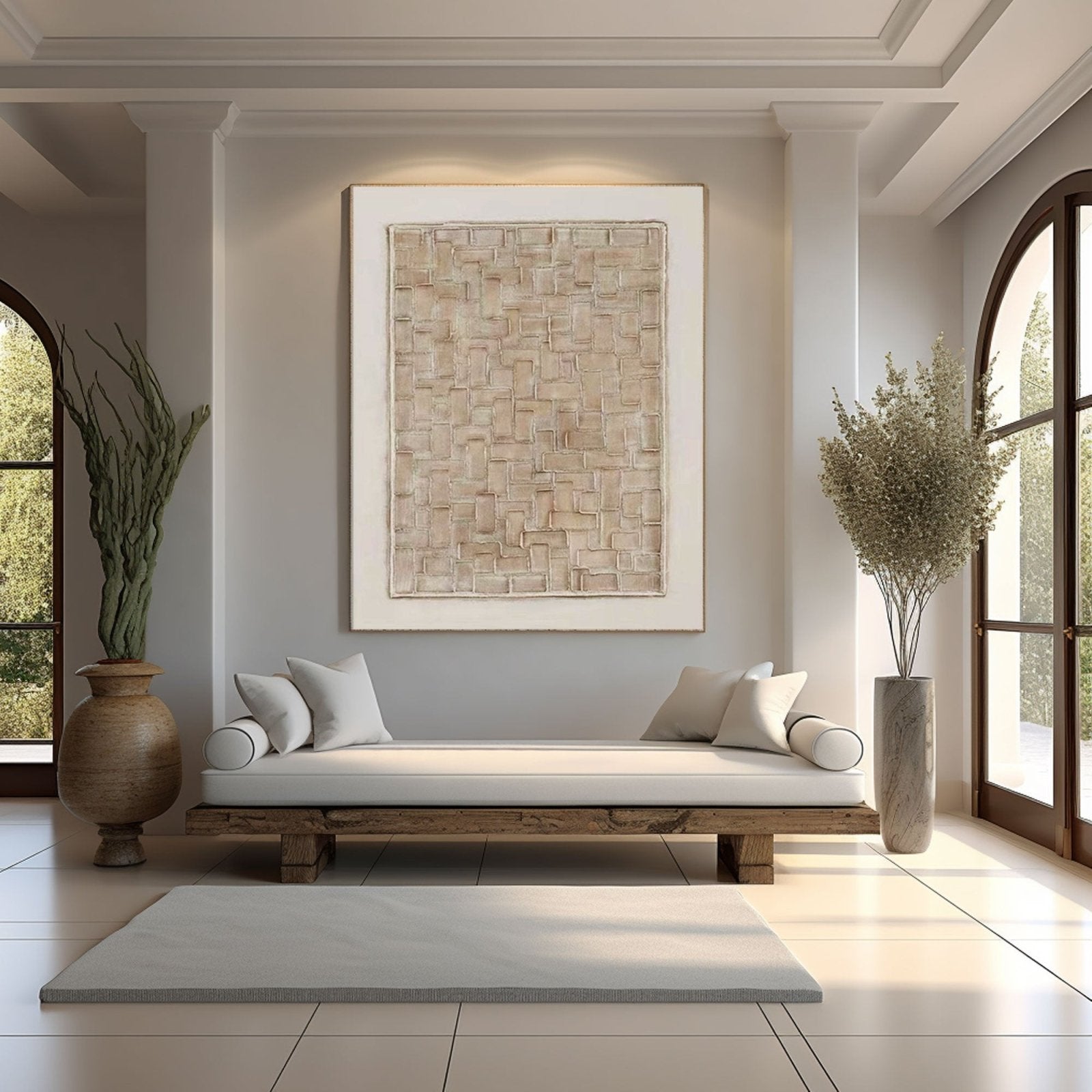 Wabi Sabi maleri "Labyrinth"