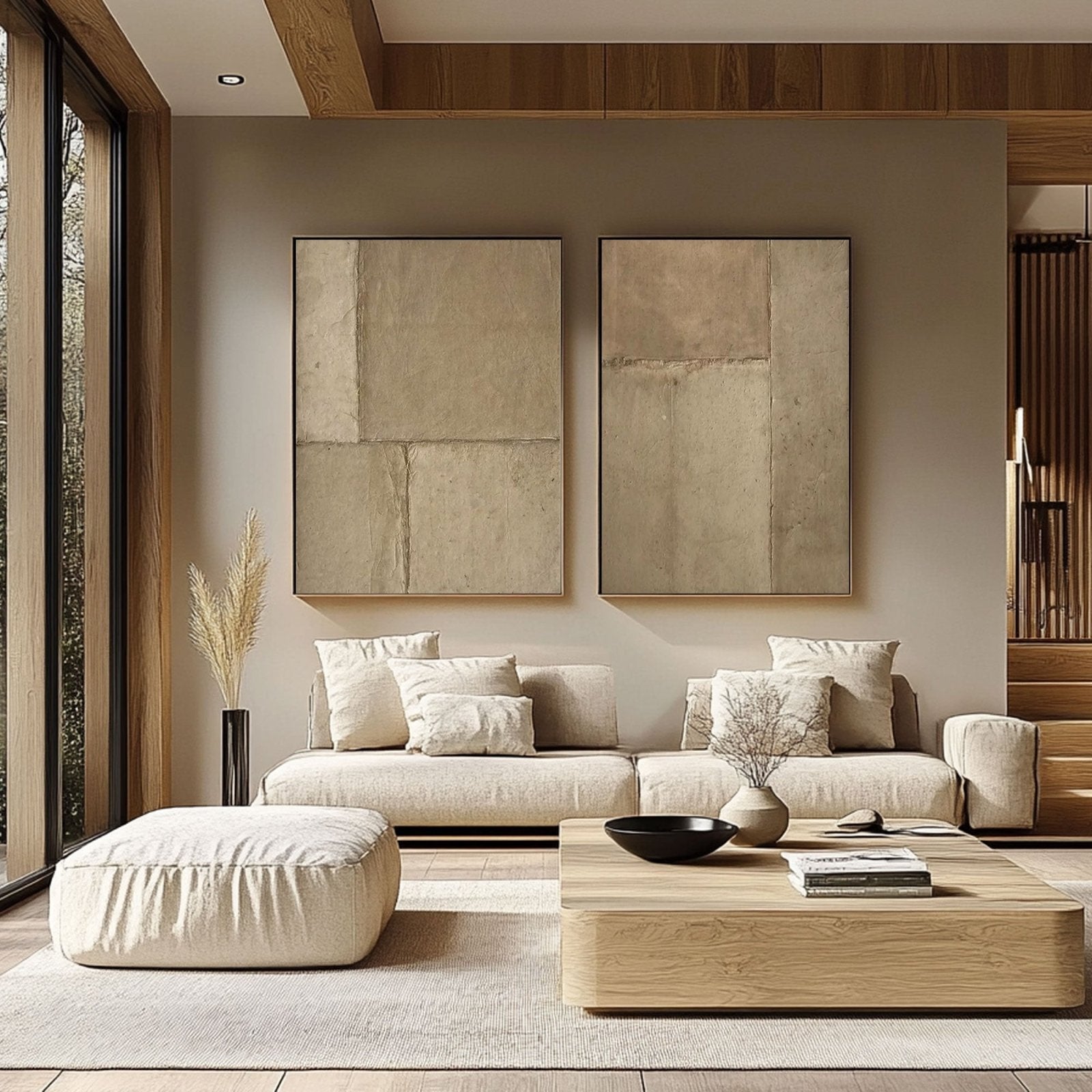 Wabi Sabi Painting "Lucien Parois"