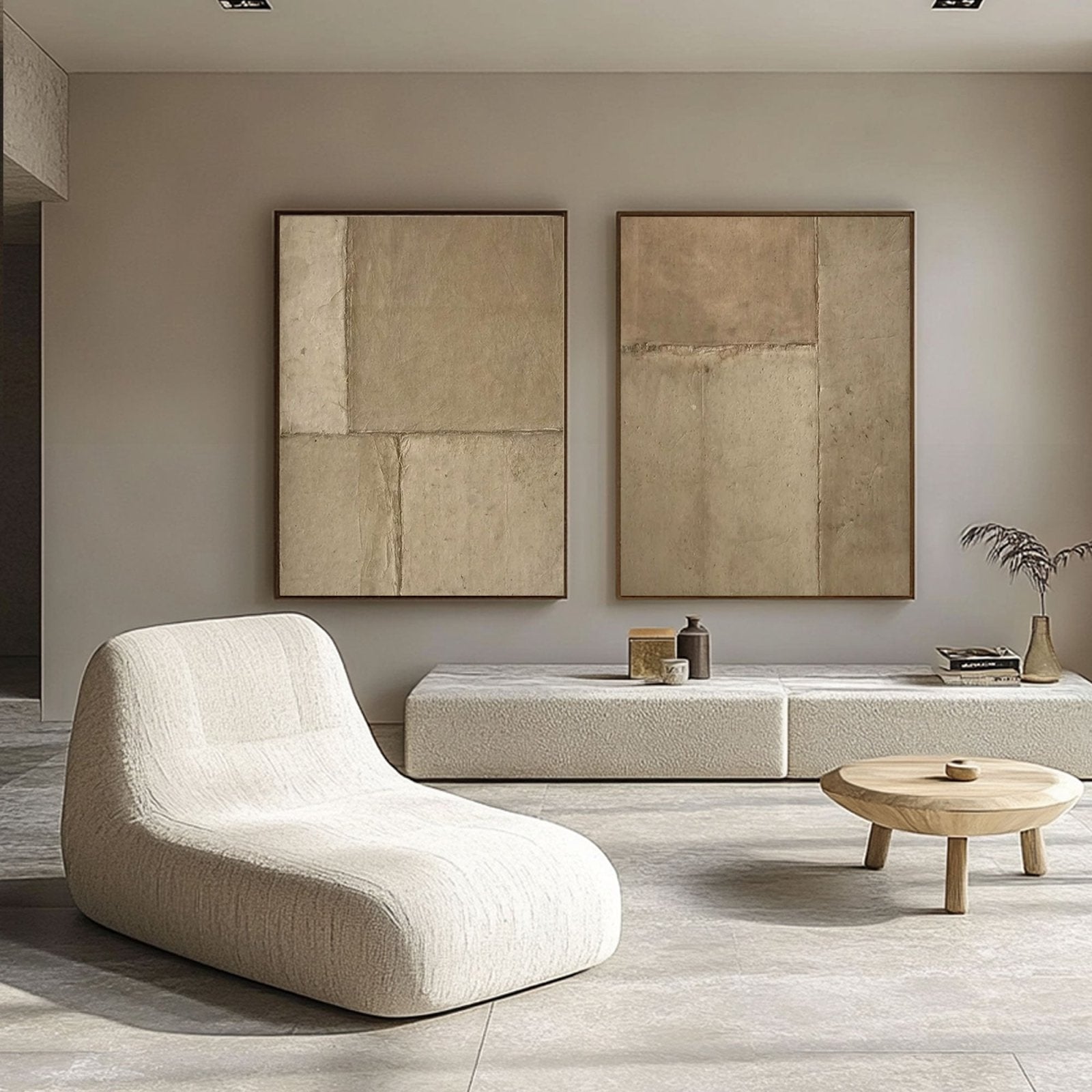Wabi Sabi Painting "Lucien Parois"