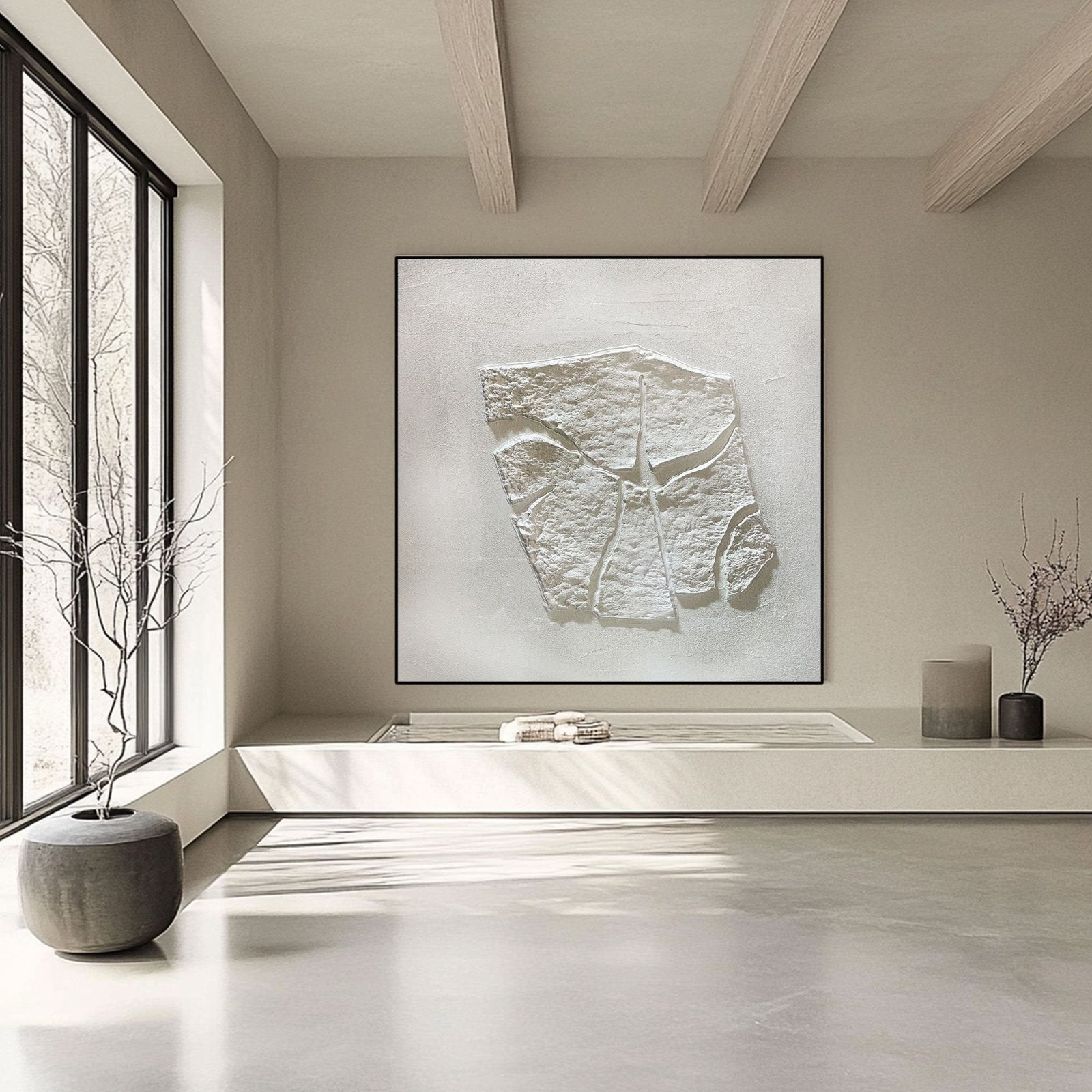 Wabi Sabi Painting "Lucien Pâtre“