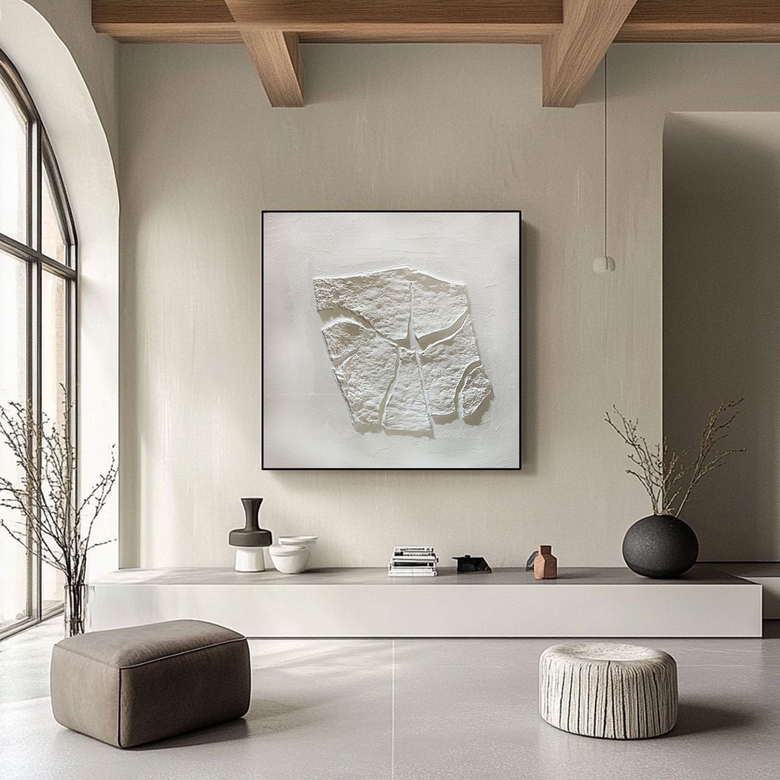 Wabi Sabi Painting "Lucien Pâtre“