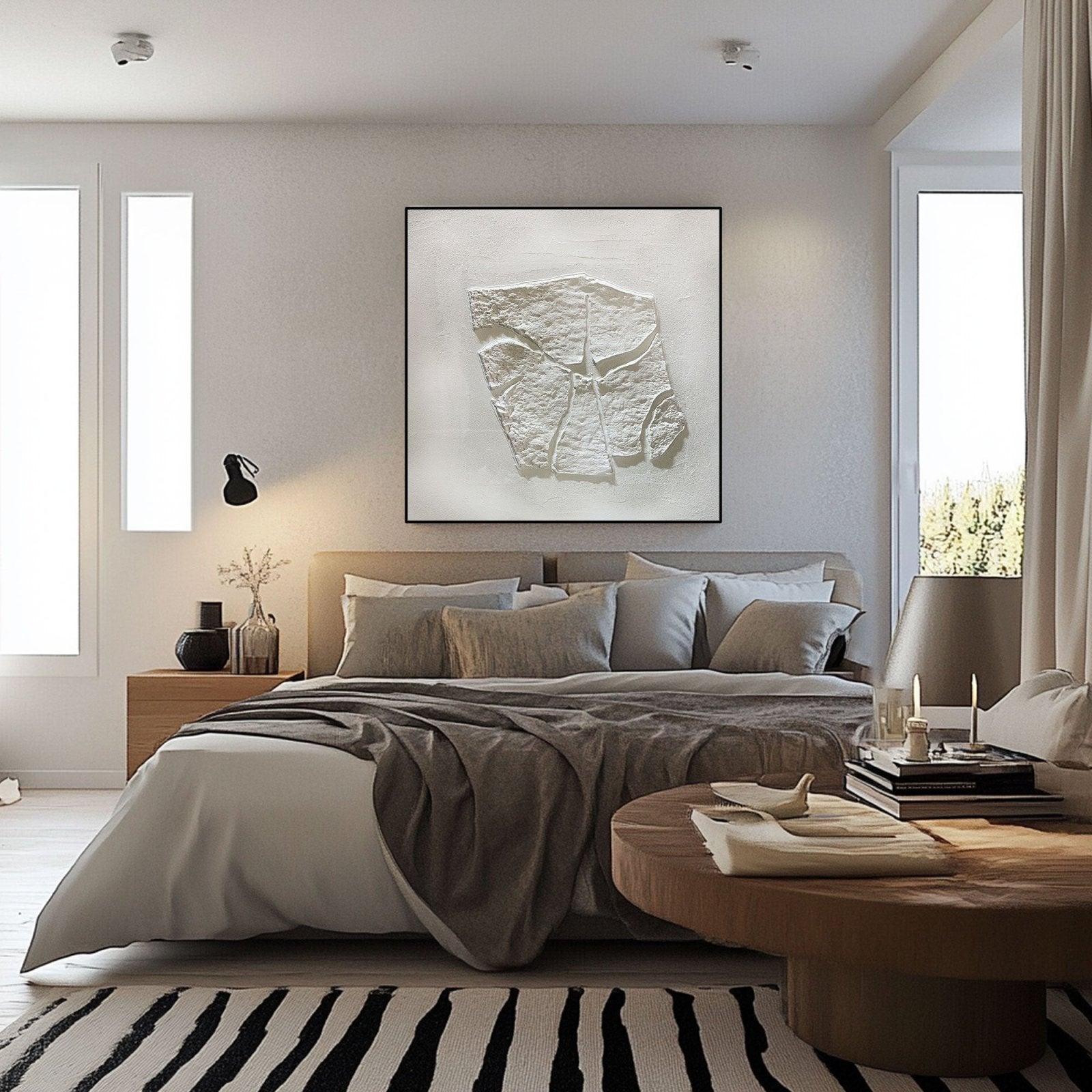 Wabi Sabi Painting "Lucien Pâtre“