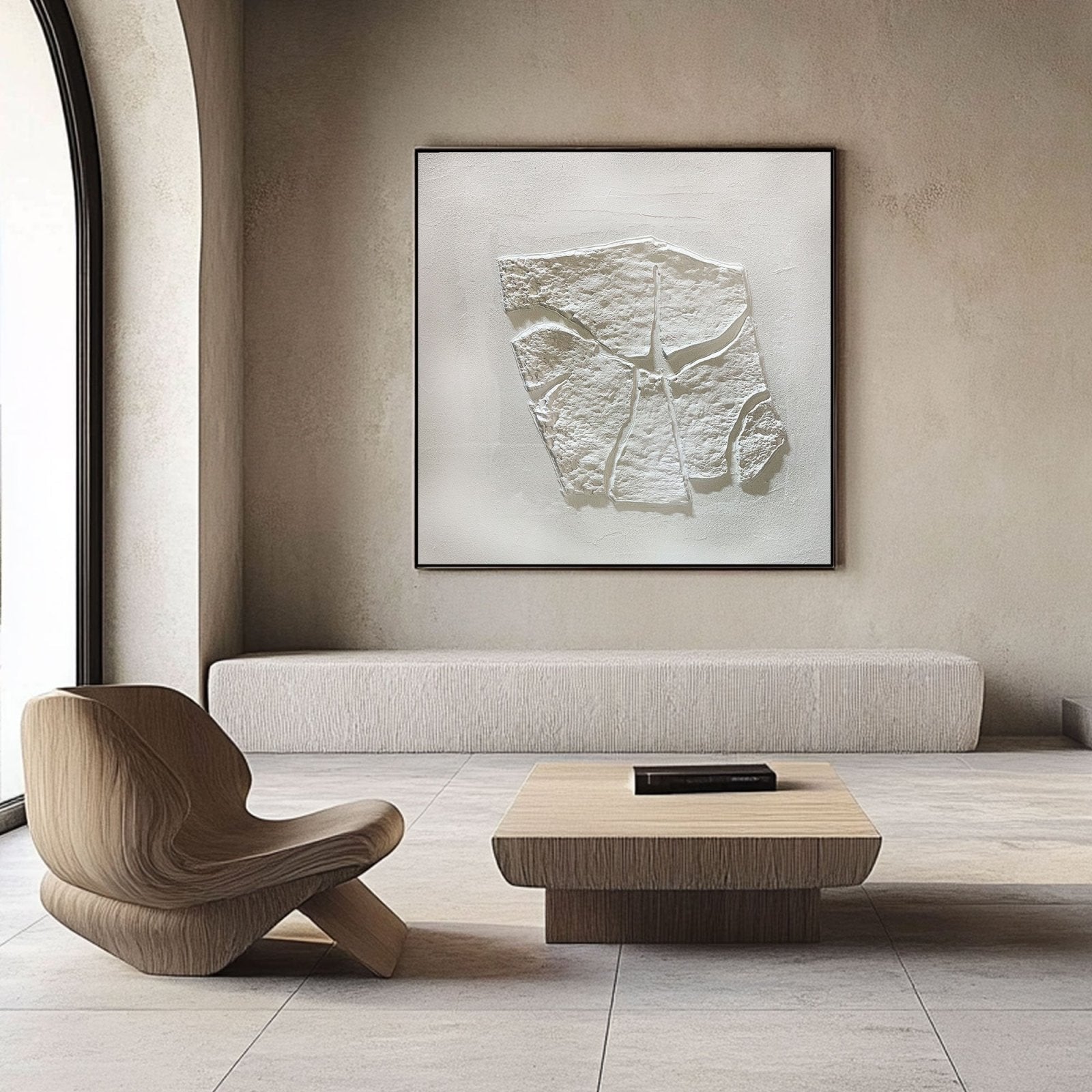 Wabi Sabi Painting "Lucien Pâtre“