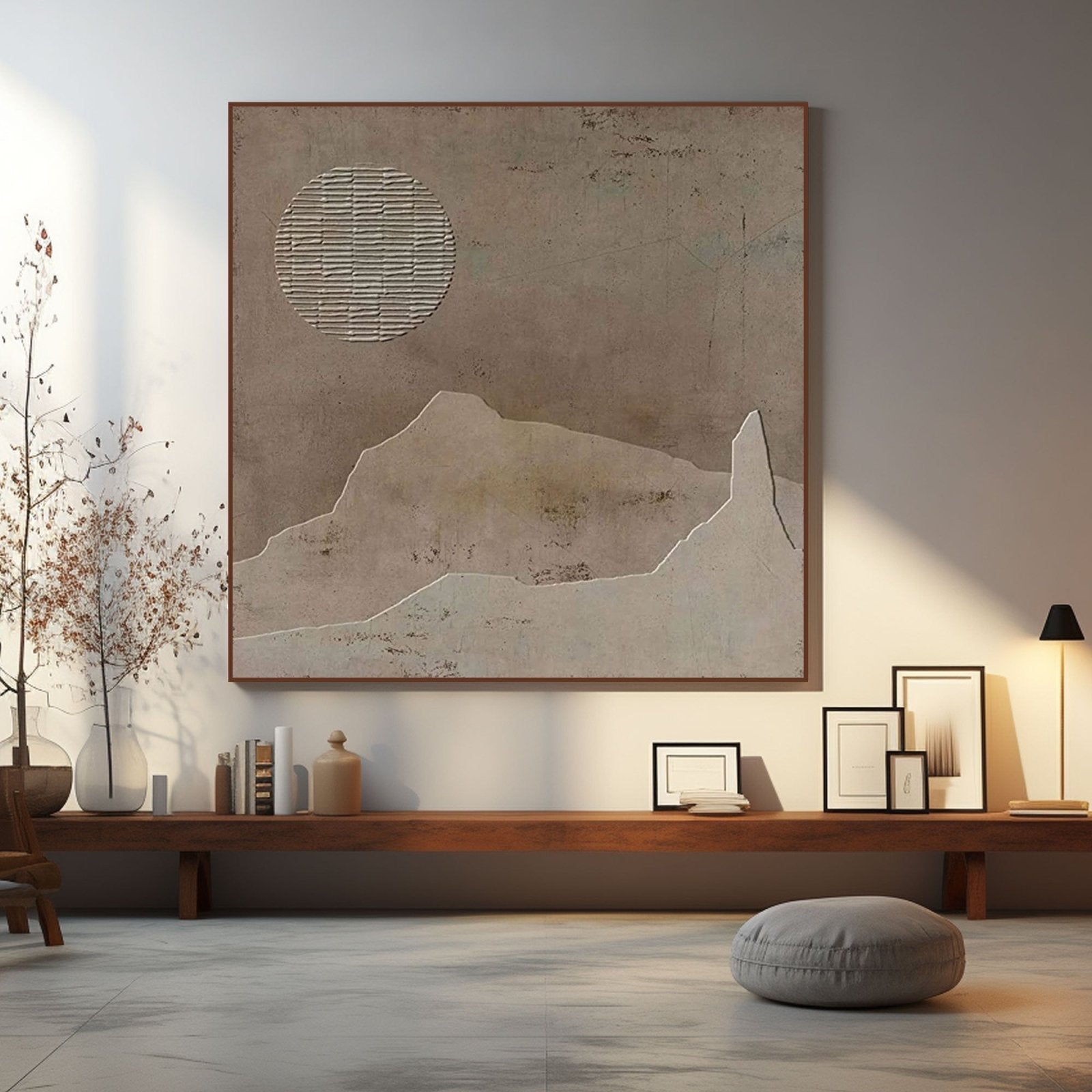Wabi Sabi Painting "Lunaris"
