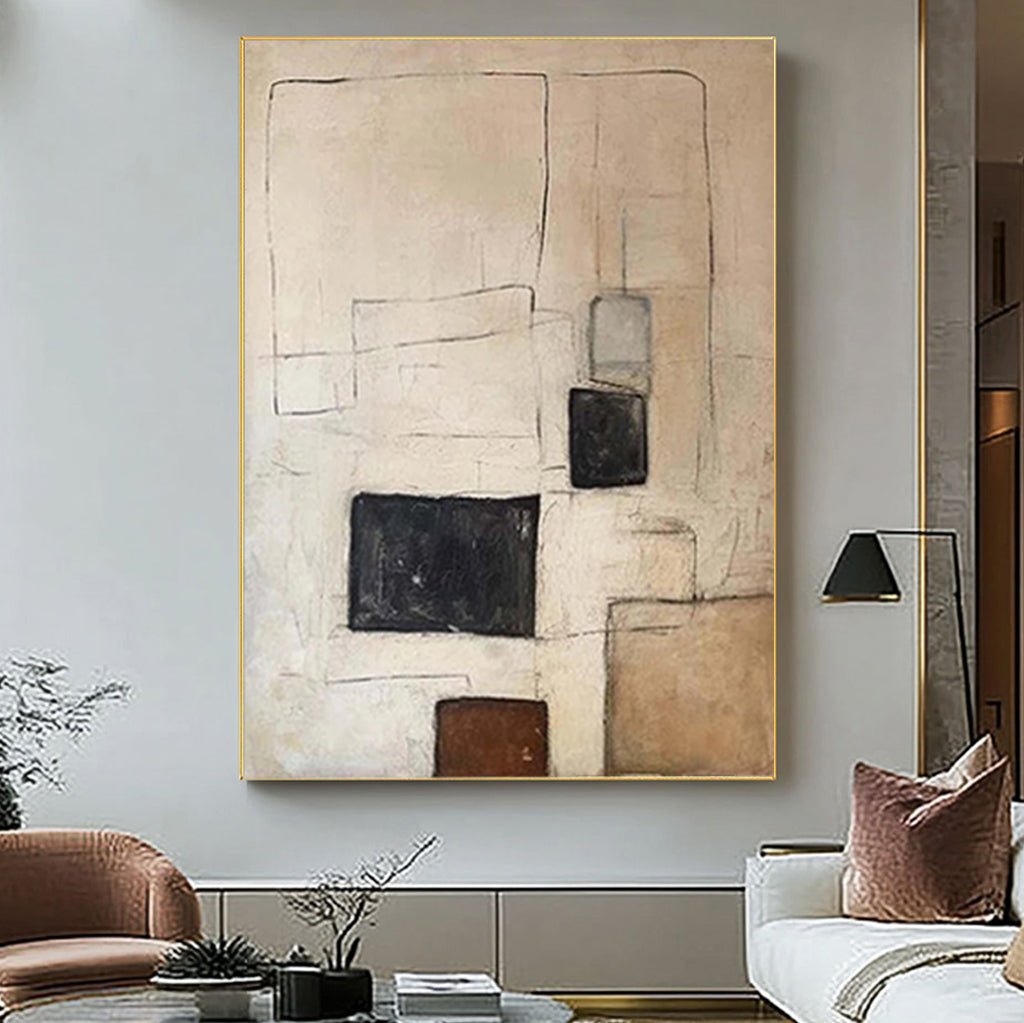 Wabi Sabi Painting "Luz Esquiva"