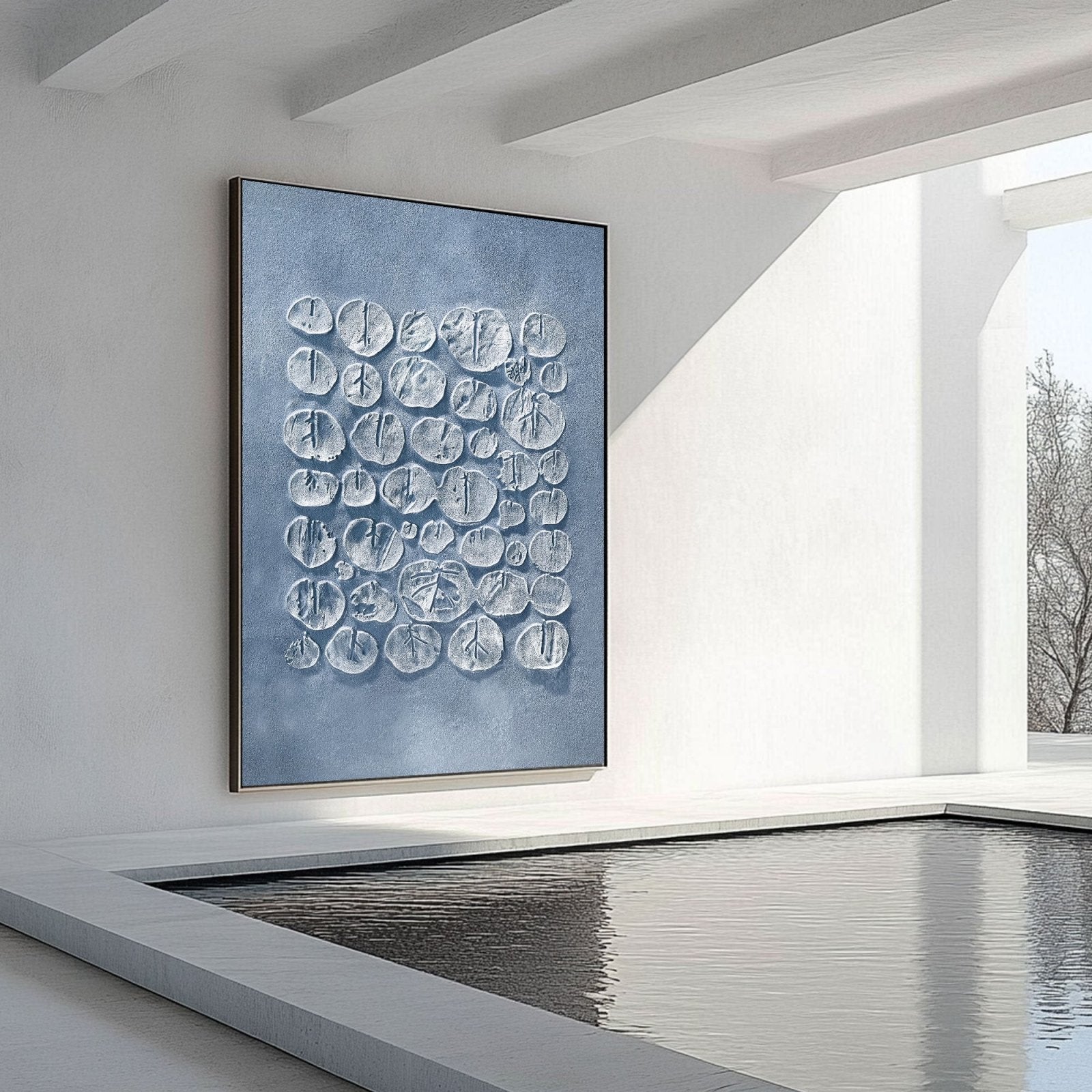 Wabi Sabi Gemälde „Mathilde Verglas“