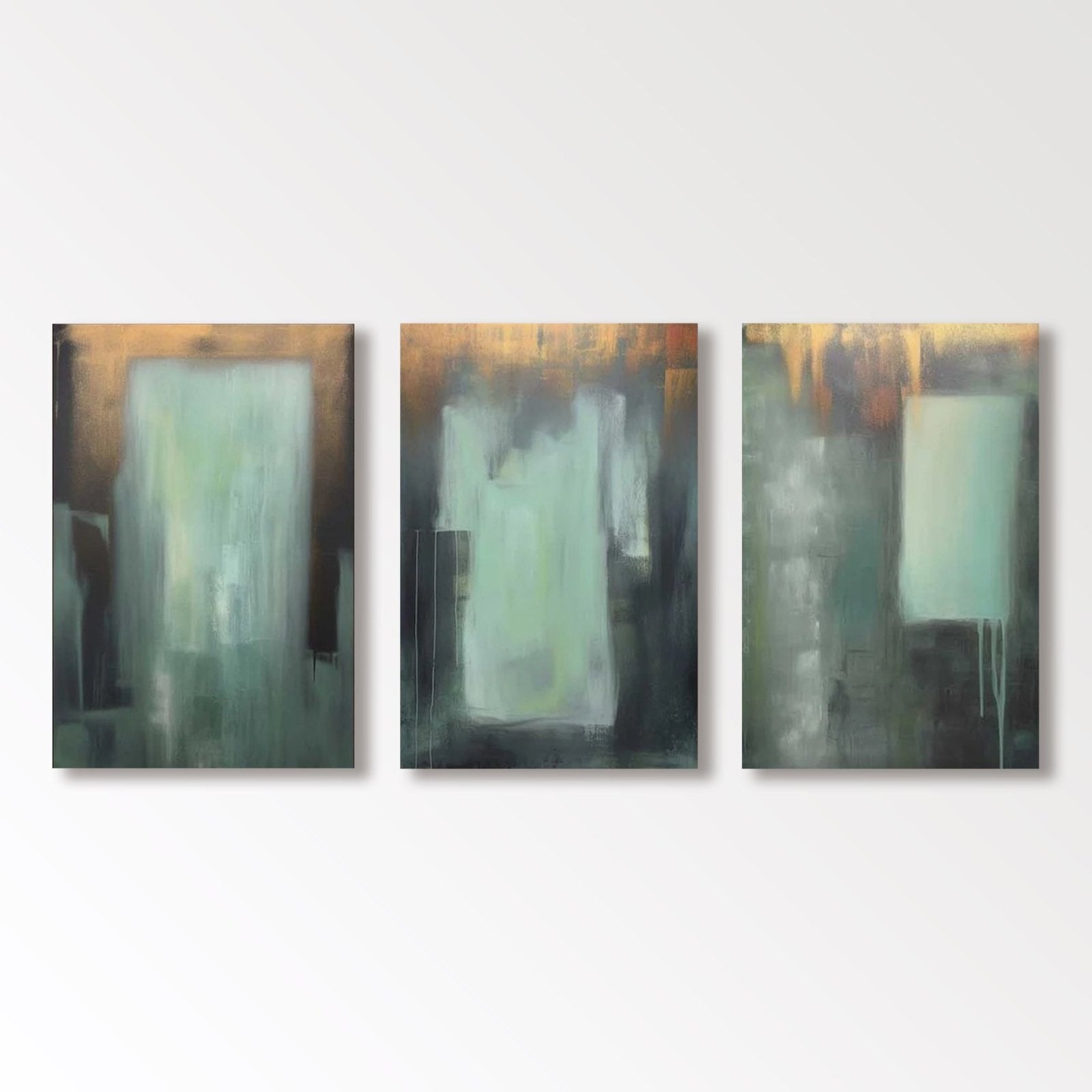 Wabi Sabi Painting "Memoria Borrosa"