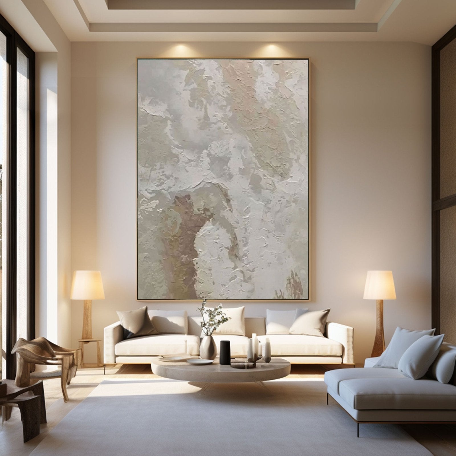 Wabi Sabi Painting "Nebular"
