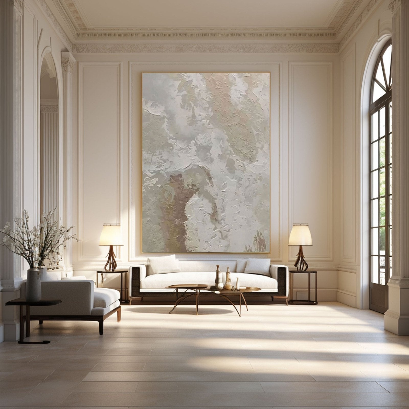 Wabi Sabi Painting "Nebular"