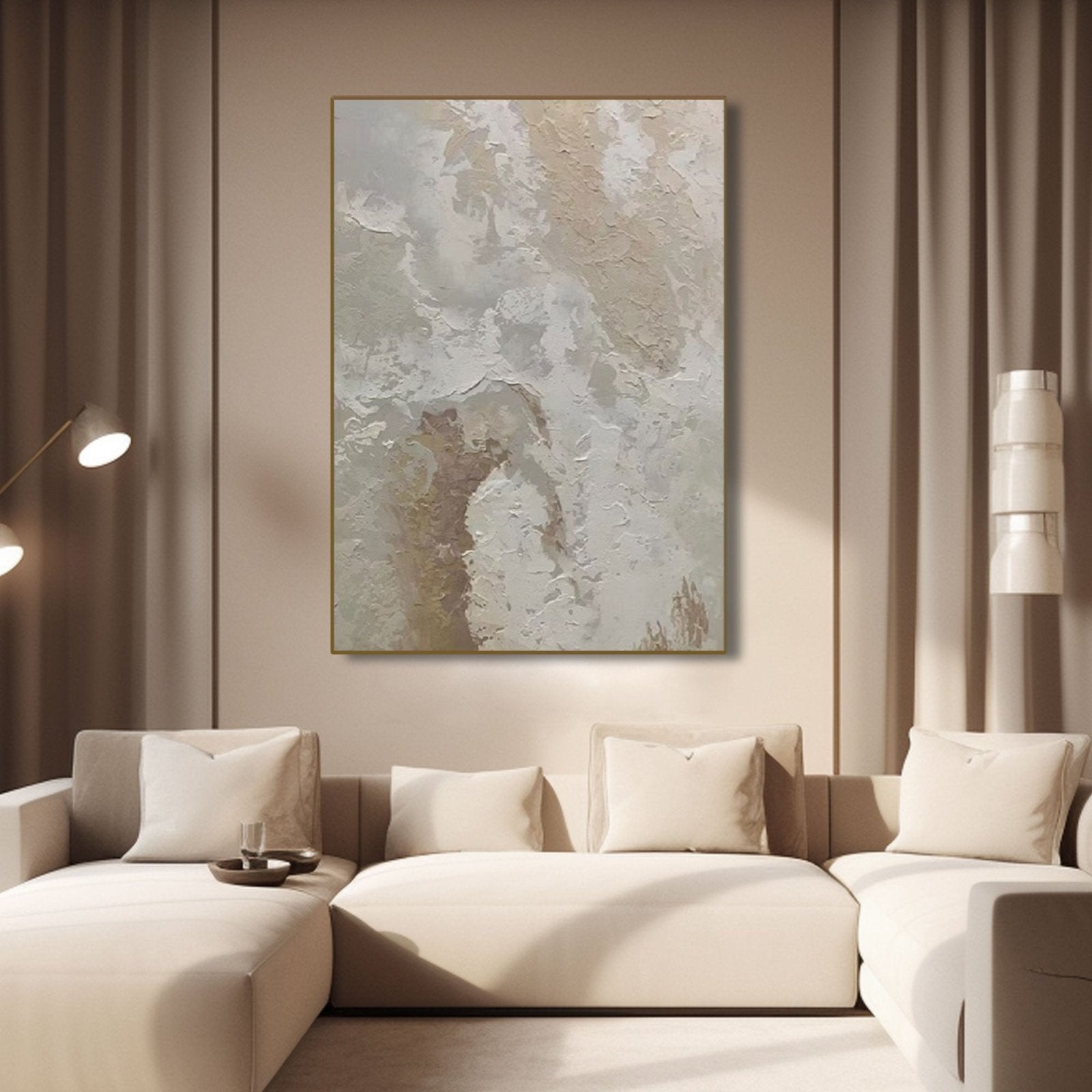 Wabi Sabi Painting "Nebular"