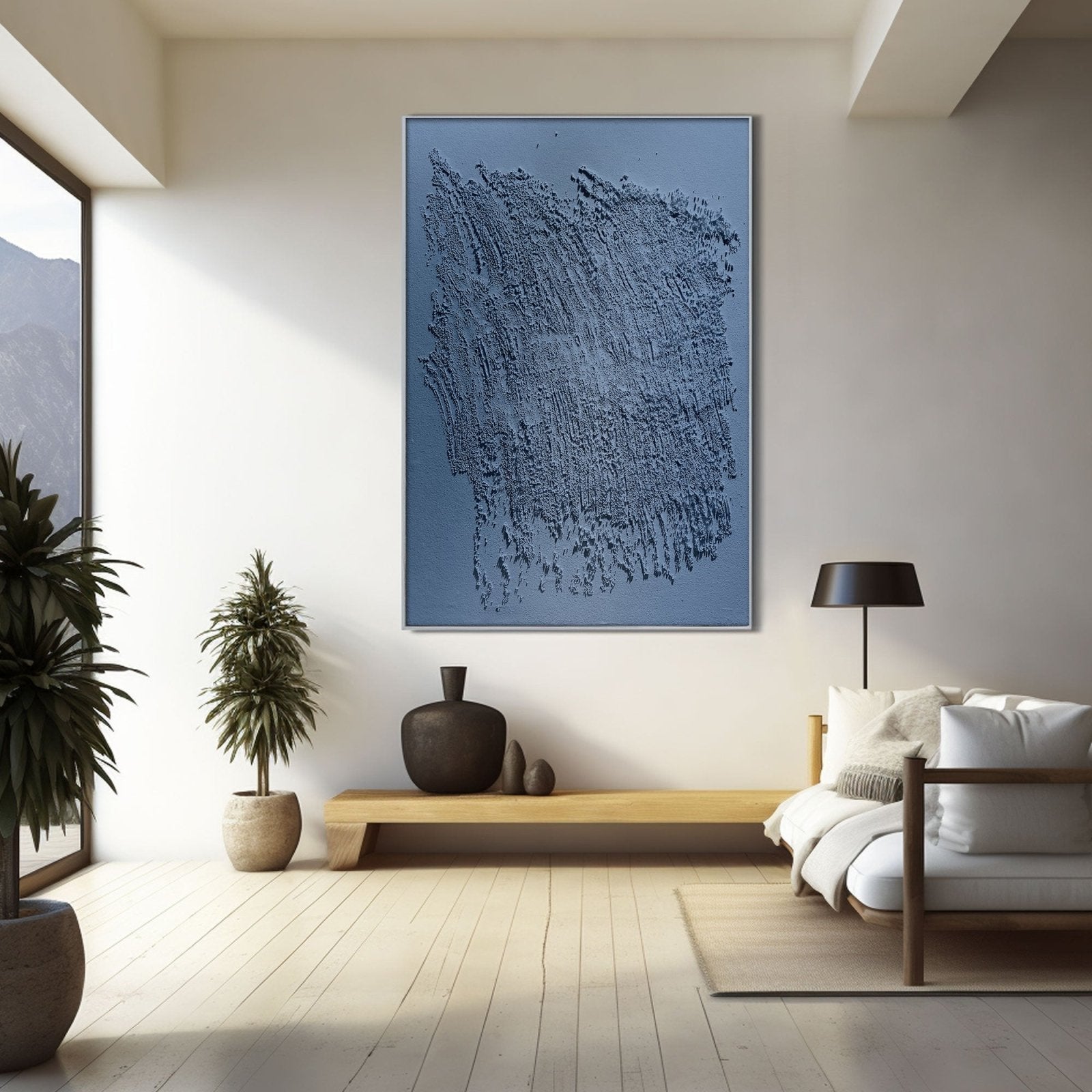 Wabi Sabi Painting "Ombre Murmure”