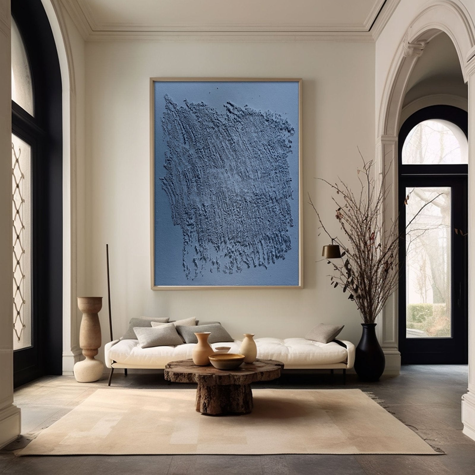Wabi Sabi Painting "Ombre Murmure”
