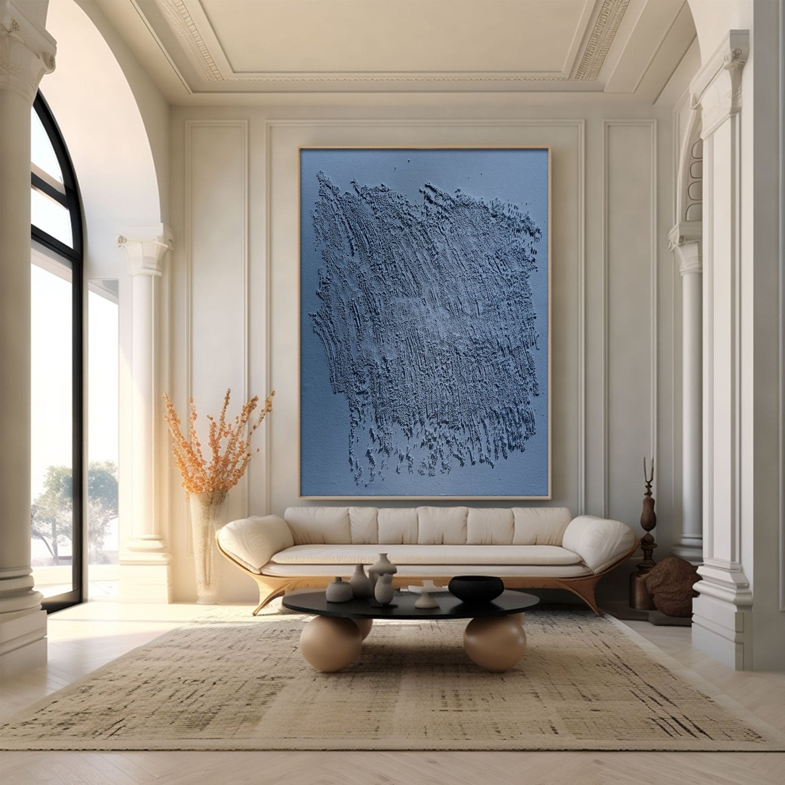 Wabi Sabi Painting "Ombre Murmure”