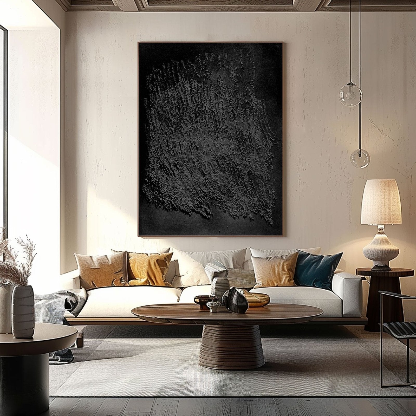 Wabi Sabi Painting "Ombre Silencieuse”