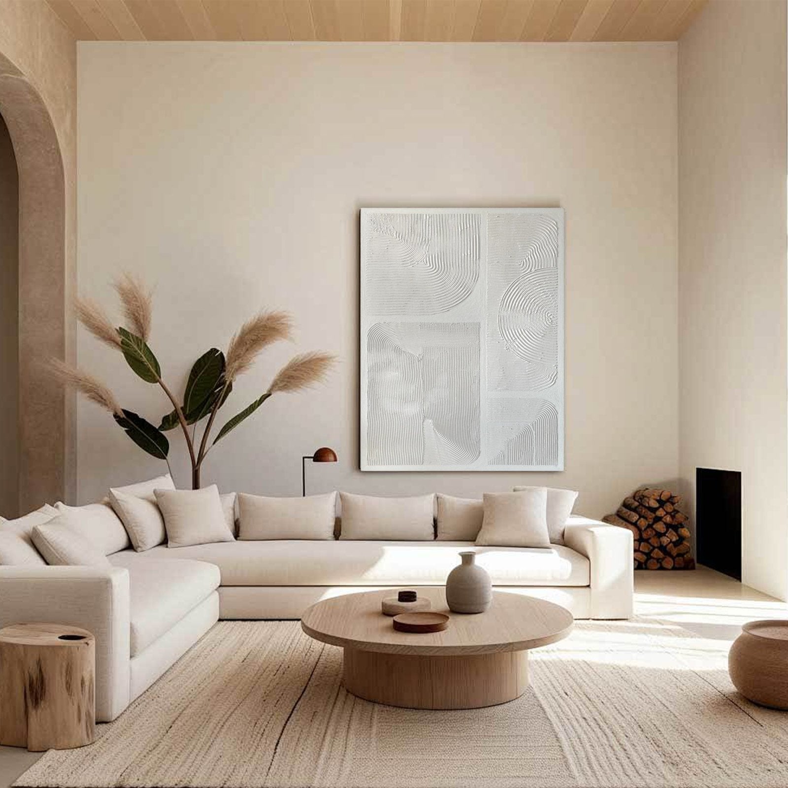 Wabi Sabi Painting "Peaceful"