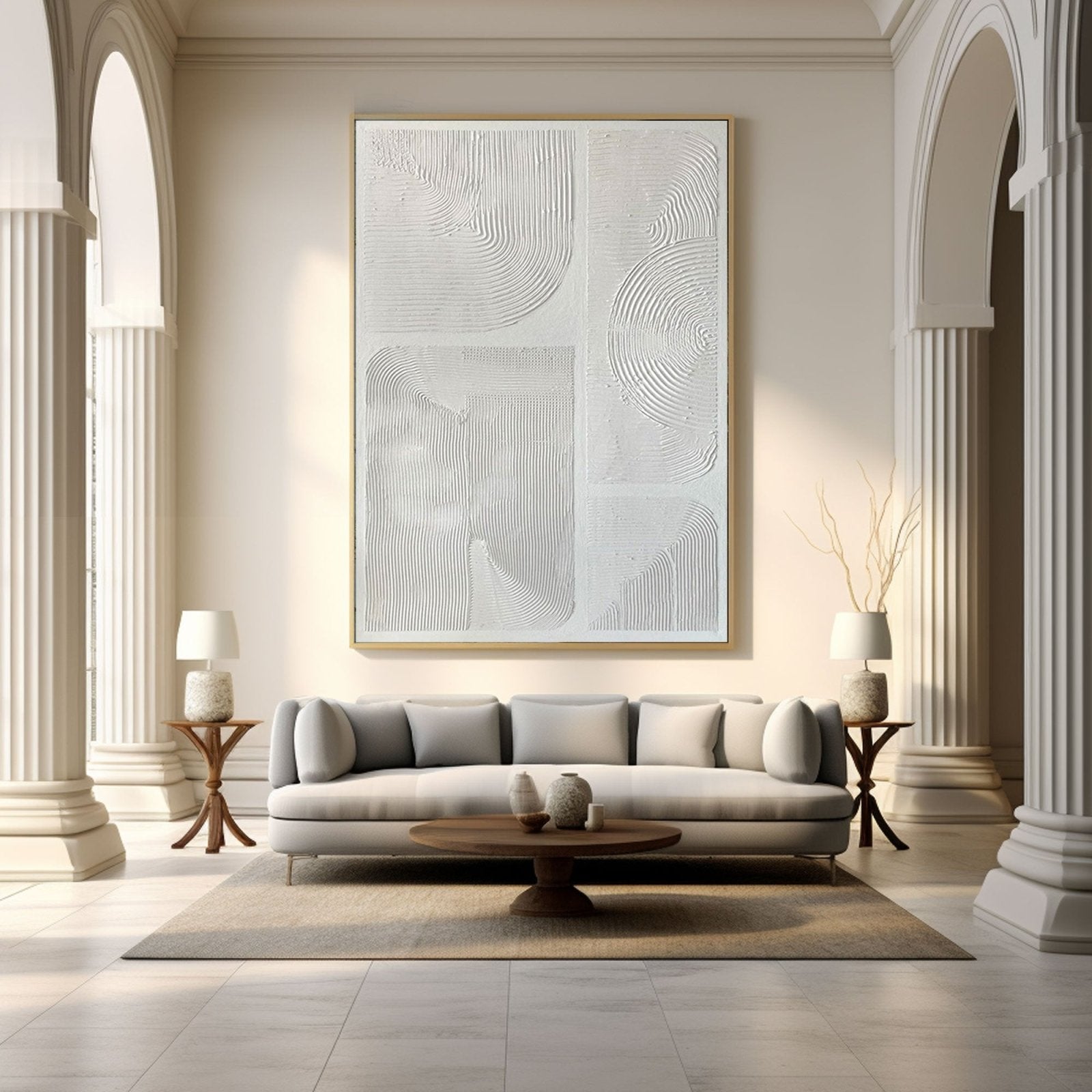 Wabi Sabi Painting "Peaceful"