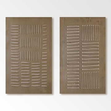 Wabi Sabi Painting "Rhythmic Echoes"