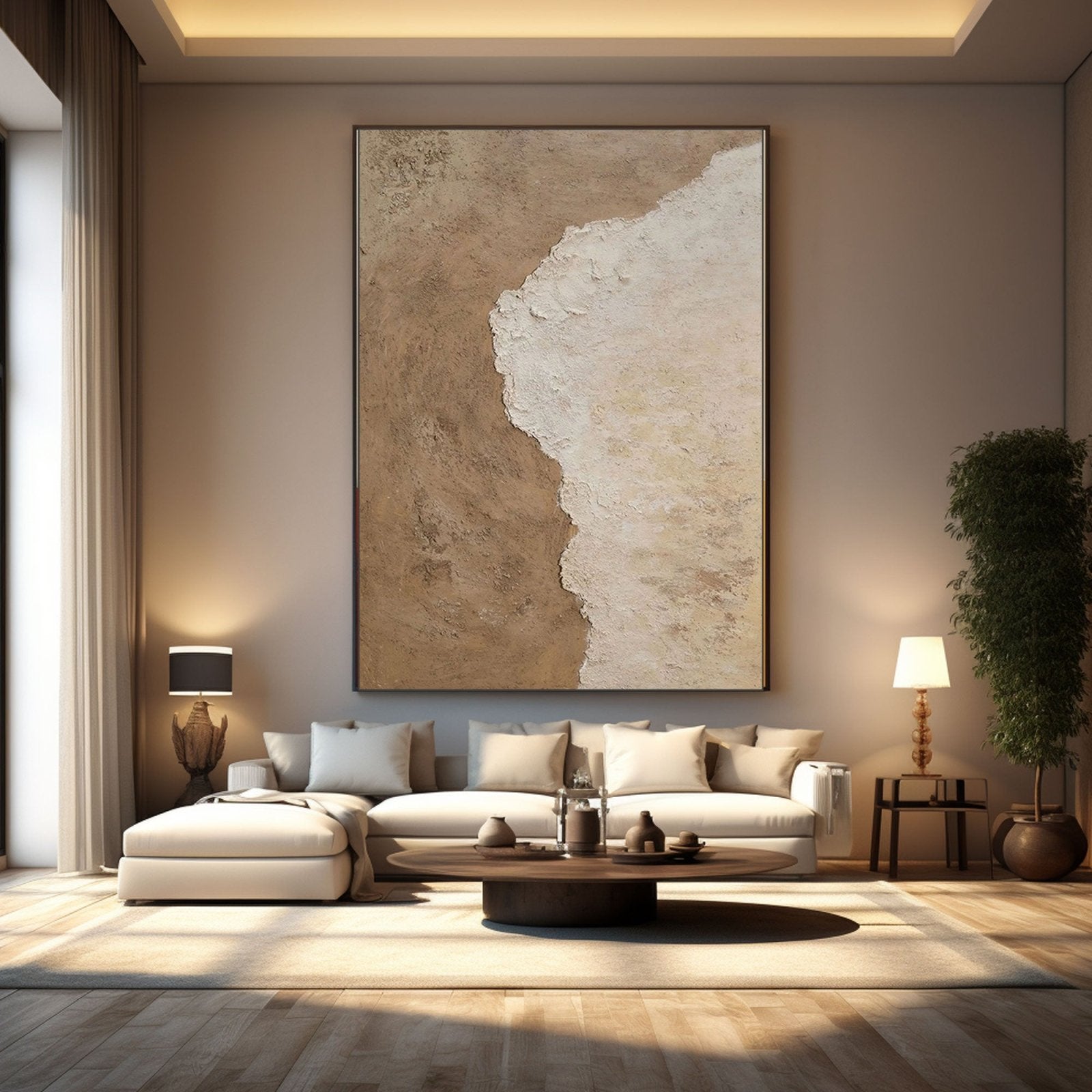 Wabi Sabi Painting "Roam"