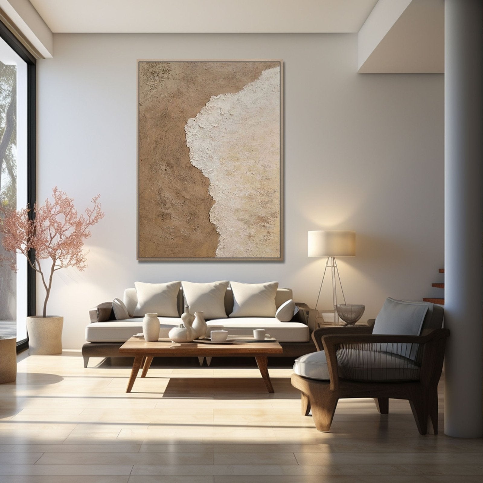 Wabi Sabi Painting "Roam"