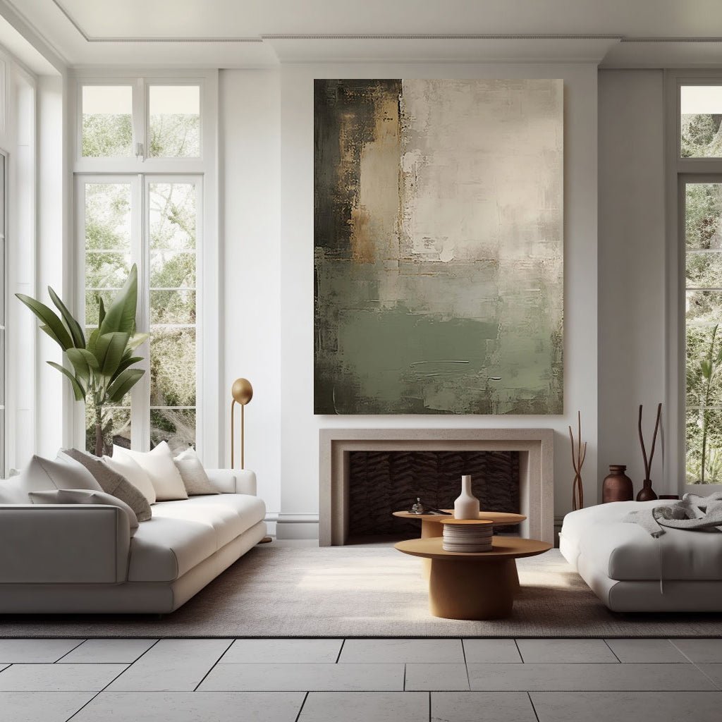 Wabi Sabi Painting "Ruido Interno"