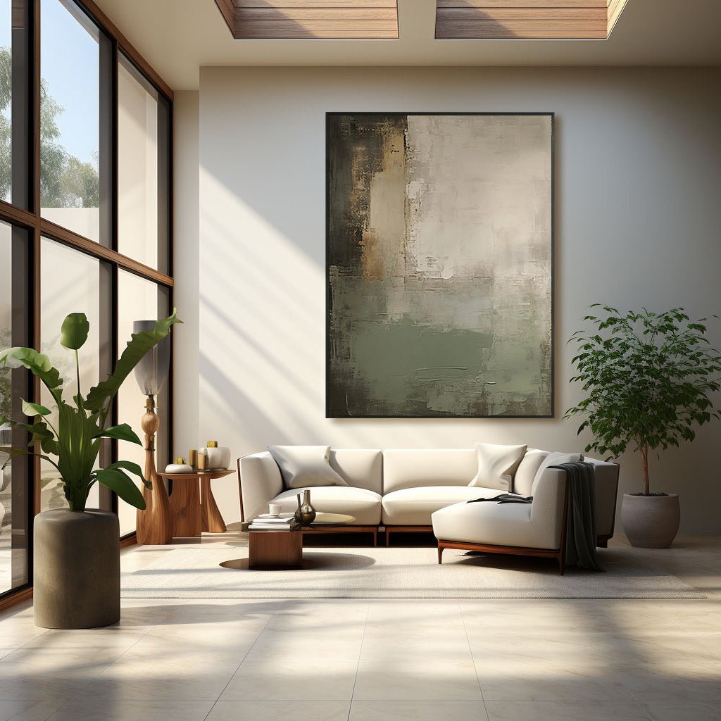 Wabi Sabi Painting "Ruido Interno"