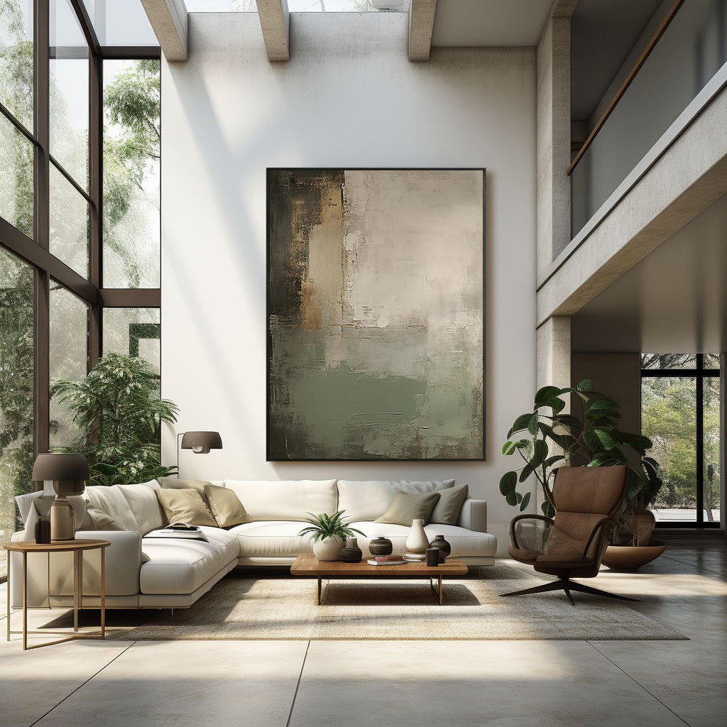 Wabi Sabi Painting "Ruido Interno"