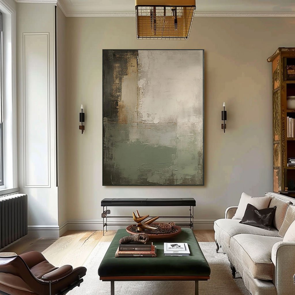 Wabi Sabi Painting "Ruido Interno"