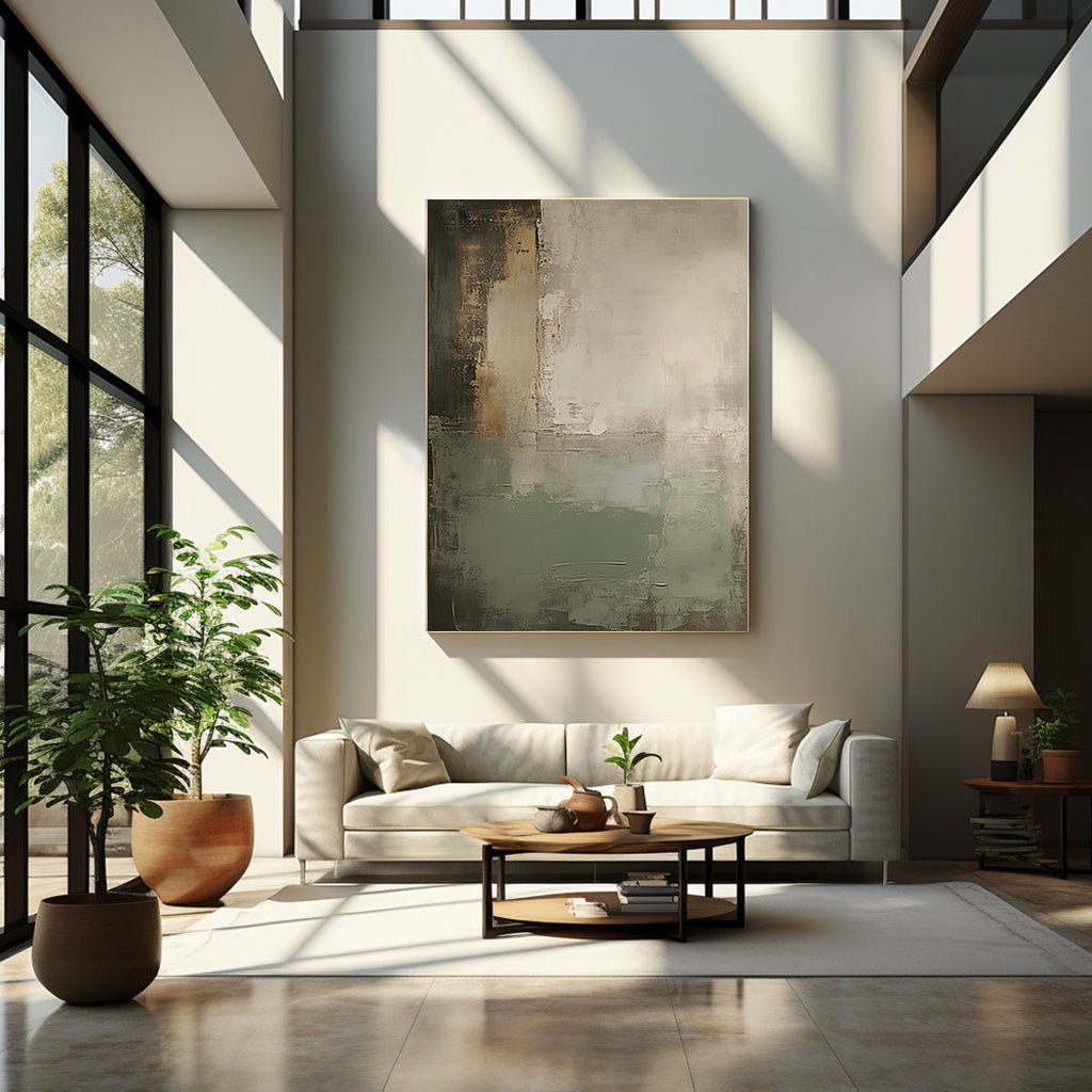 Wabi Sabi Painting "Ruido Interno"