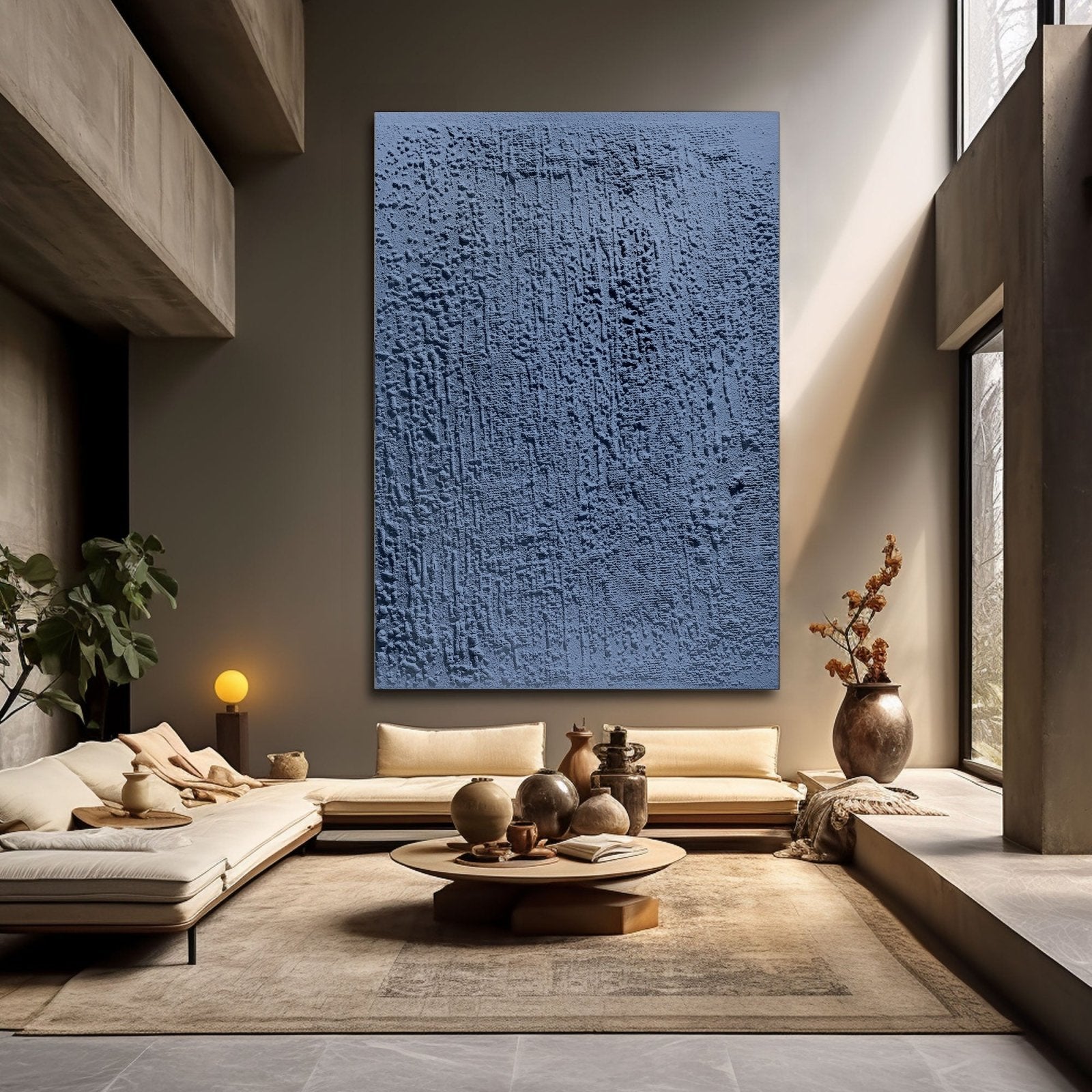 Wabi Sabi maleri "Sérénité Cachée"