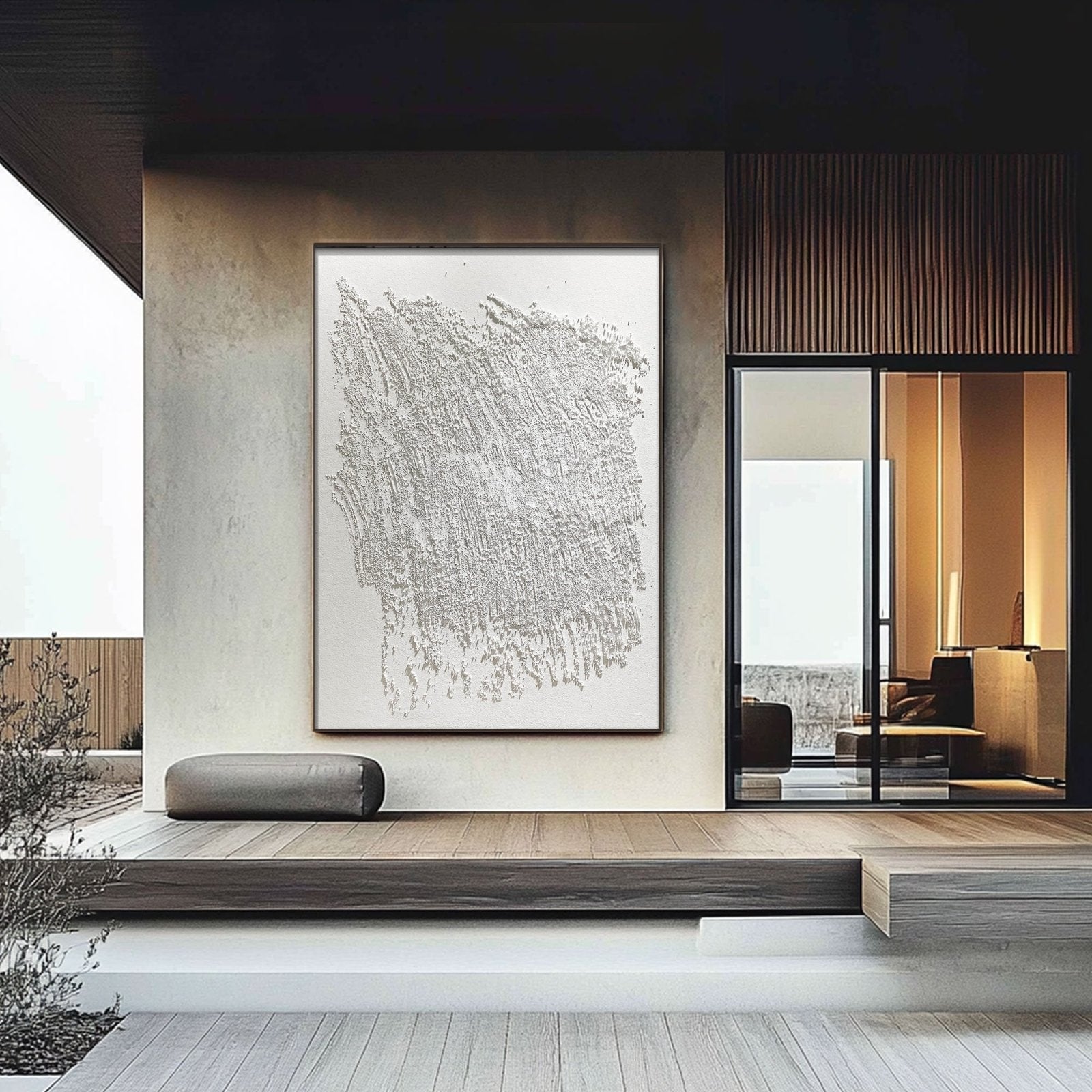 Wabi Sabi Painting "Silence Éternel”