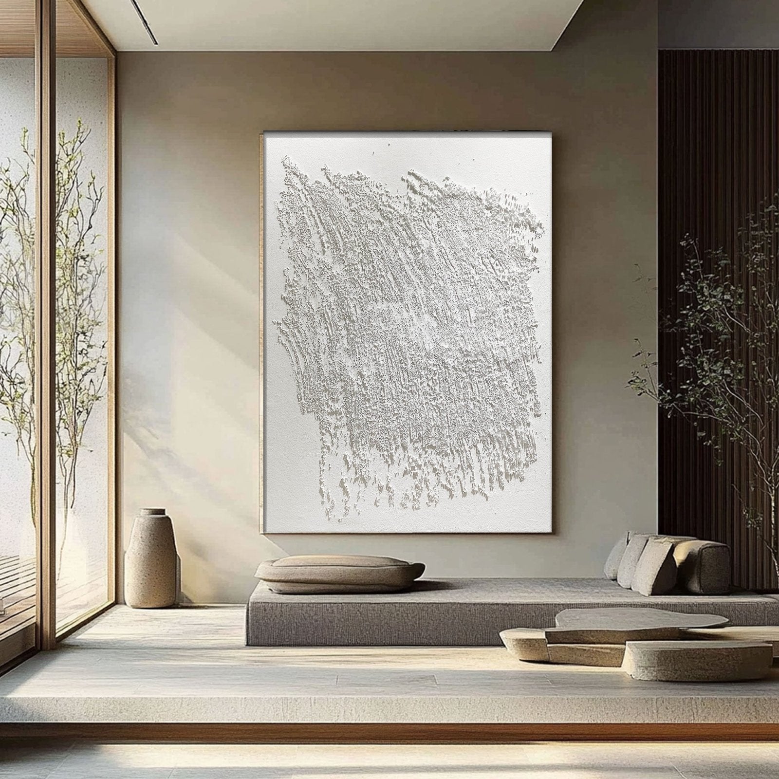 Wabi Sabi Painting "Silence Éternel”