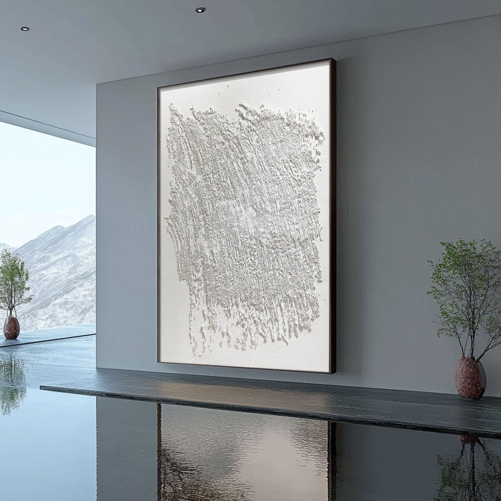 Wabi Sabi Painting "Silence Éternel”