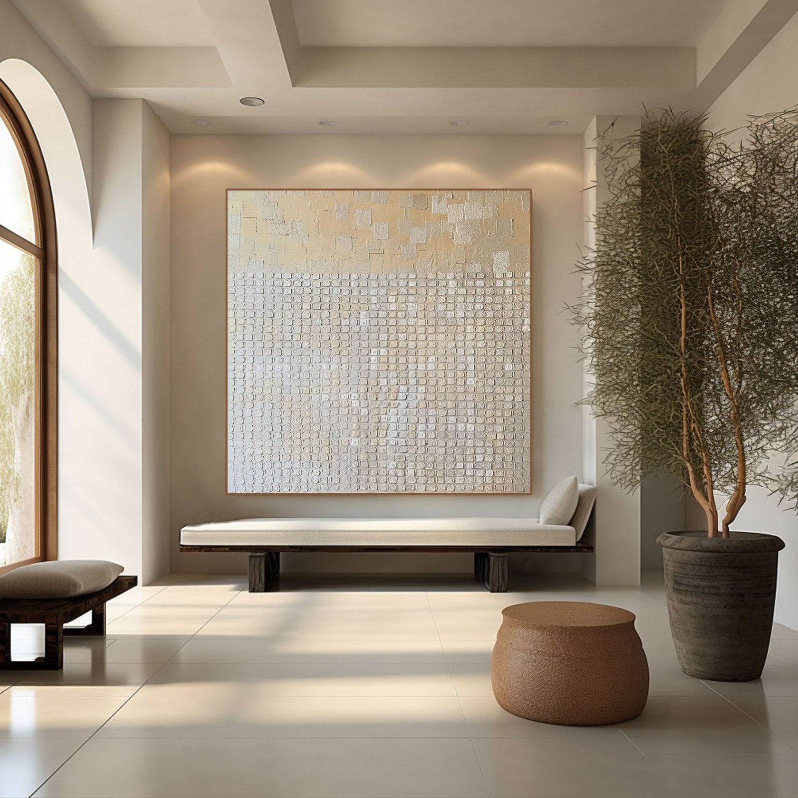 Wabi Sabi Painting "Subtle Symphony"