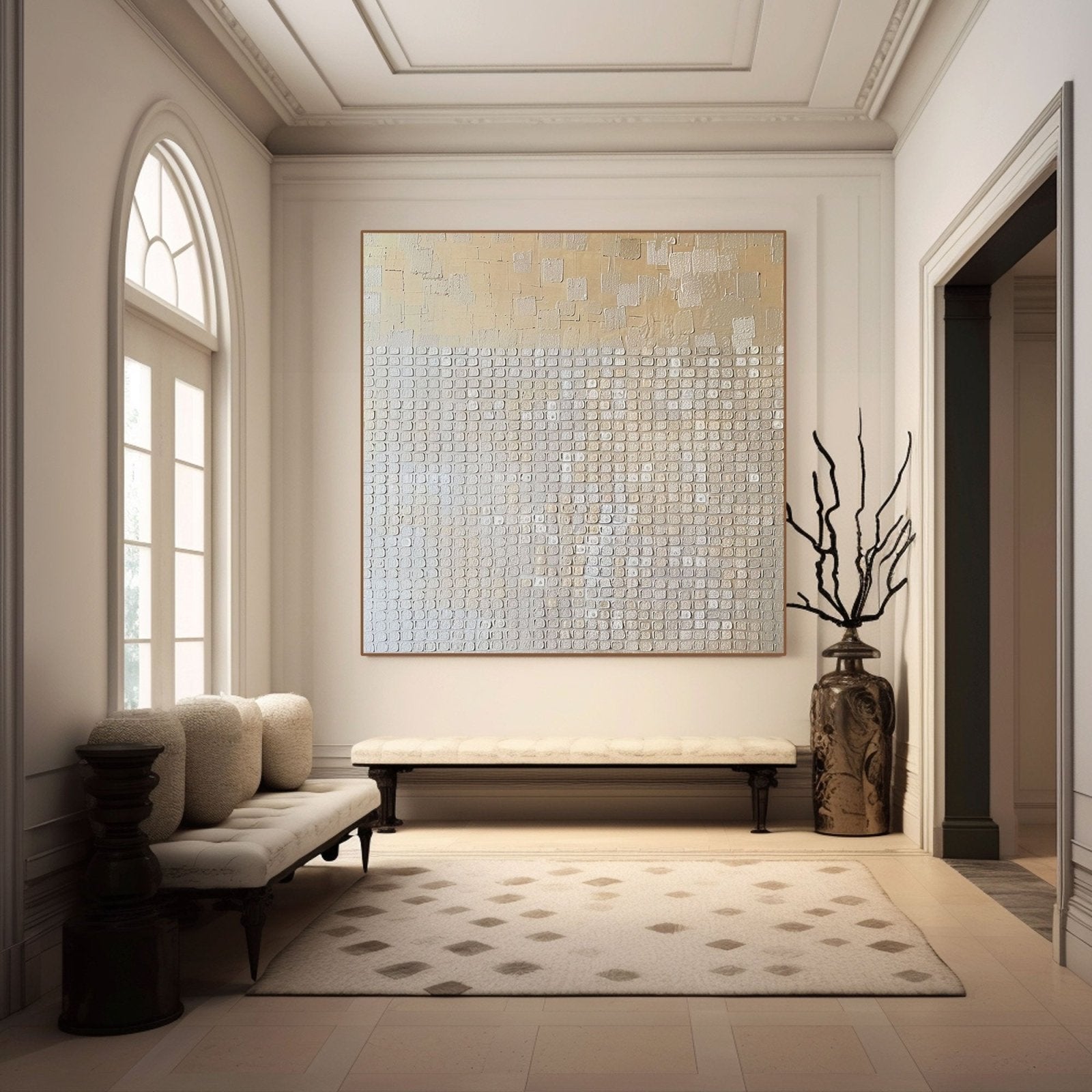Wabi Sabi Painting "Subtle Symphony"