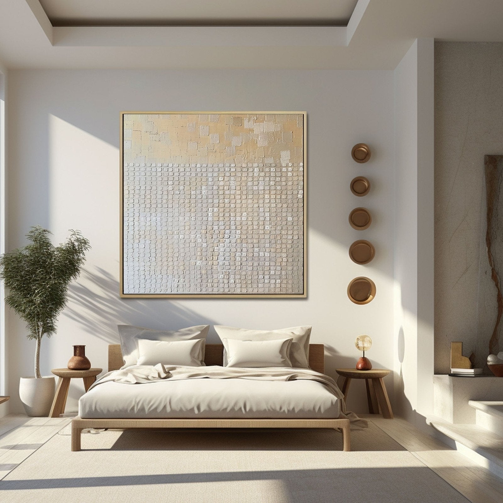 Wabi Sabi Painting "Subtle Symphony"