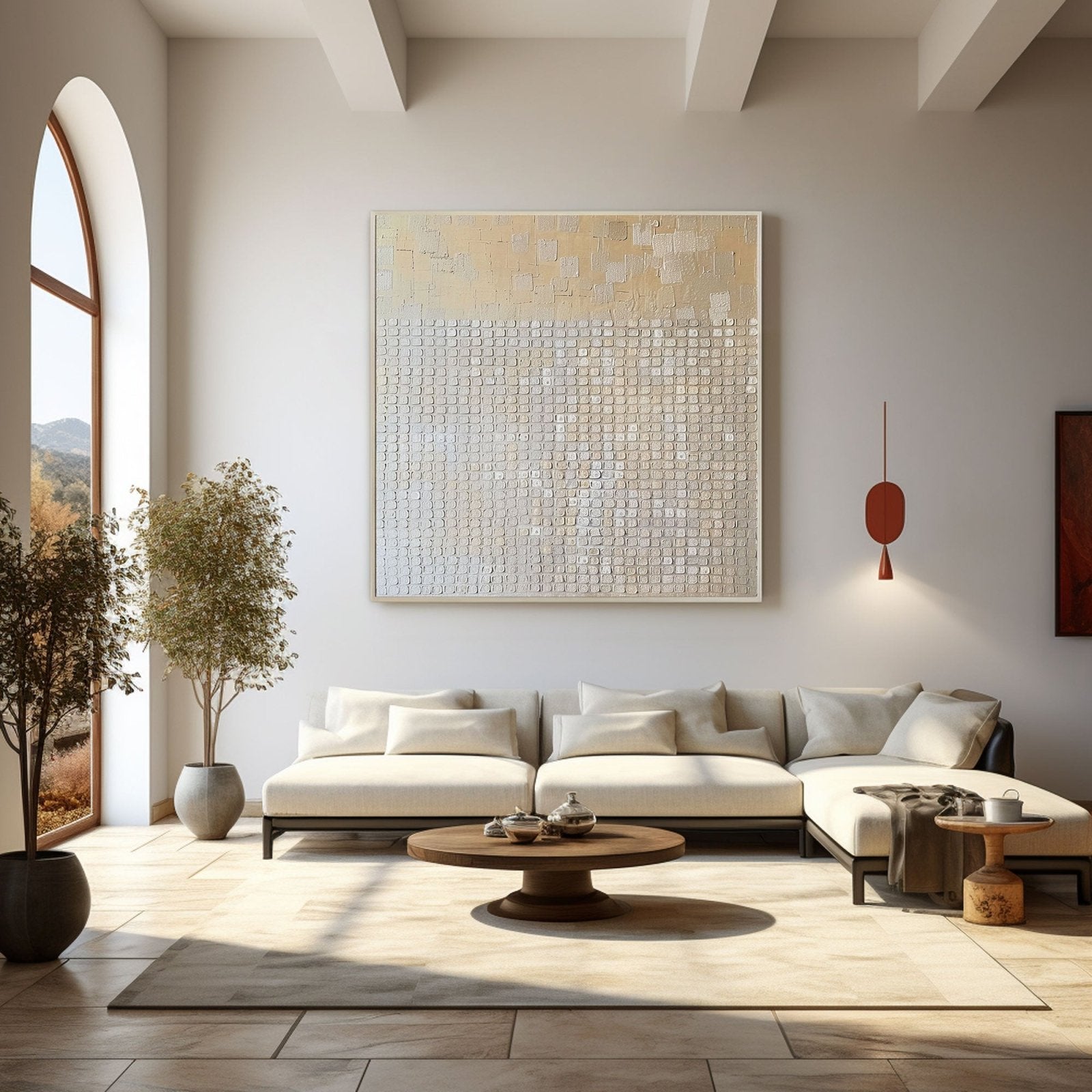 Wabi Sabi Painting "Subtle Symphony"