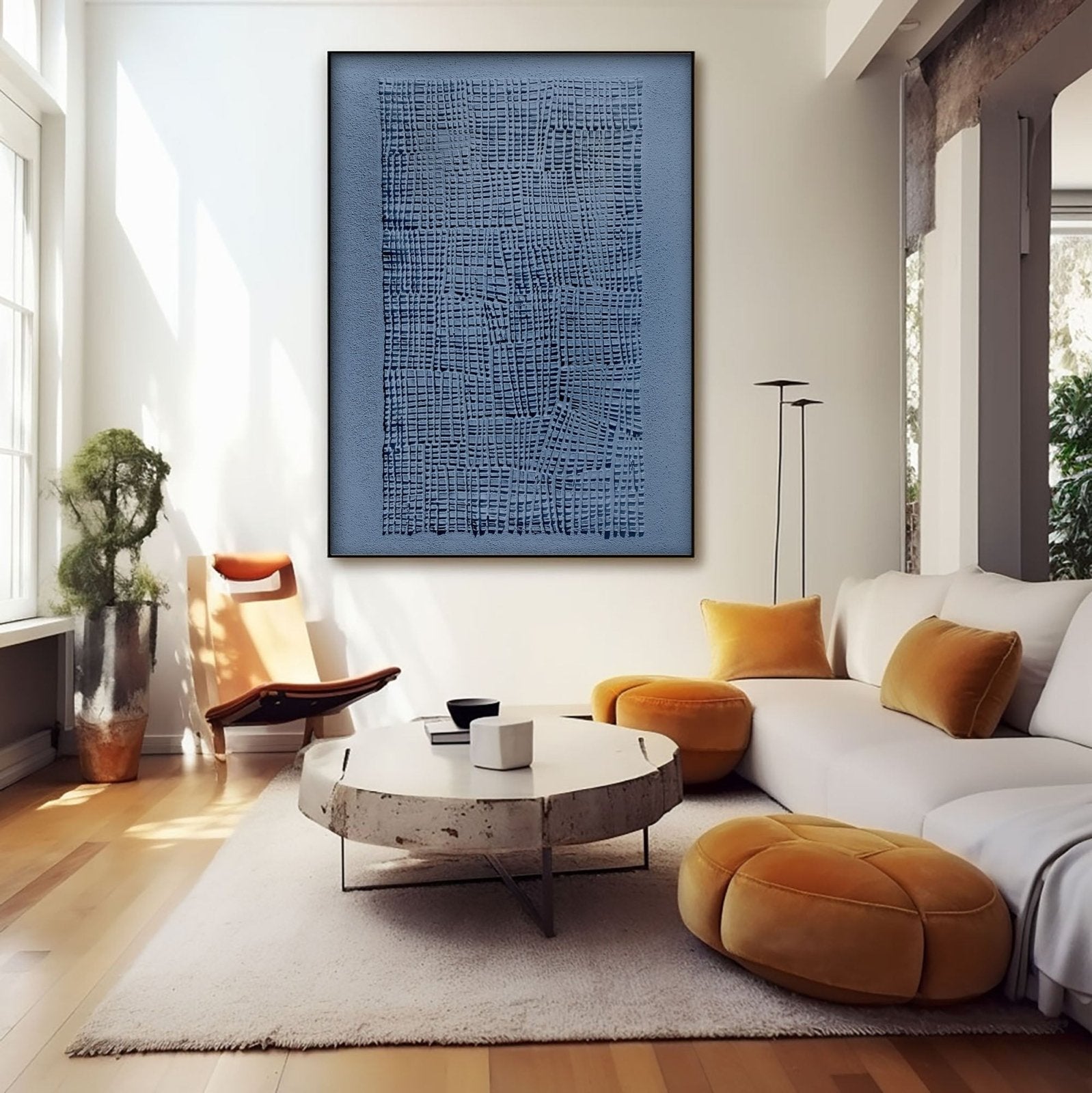 Wabi Sabi Painting "Tracés Infinis“