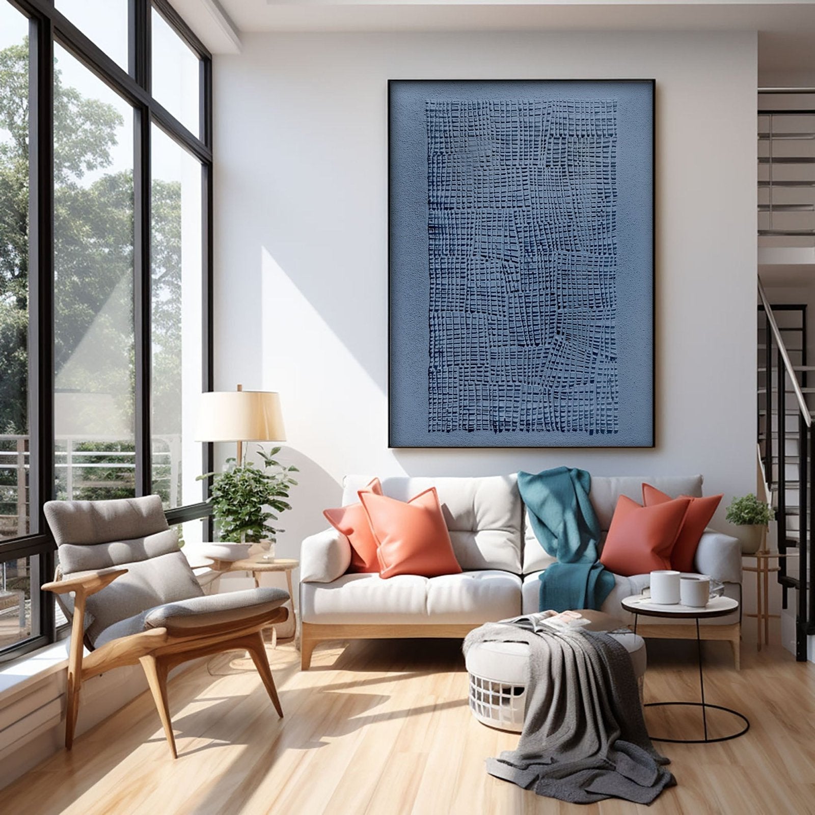 Wabi Sabi Painting "Tracés Infinis“