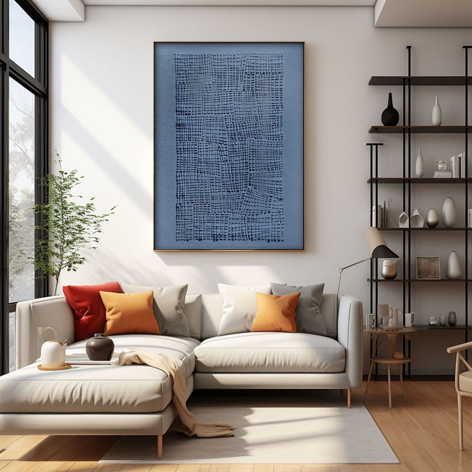Wabi Sabi Painting "Tracés Infinis“