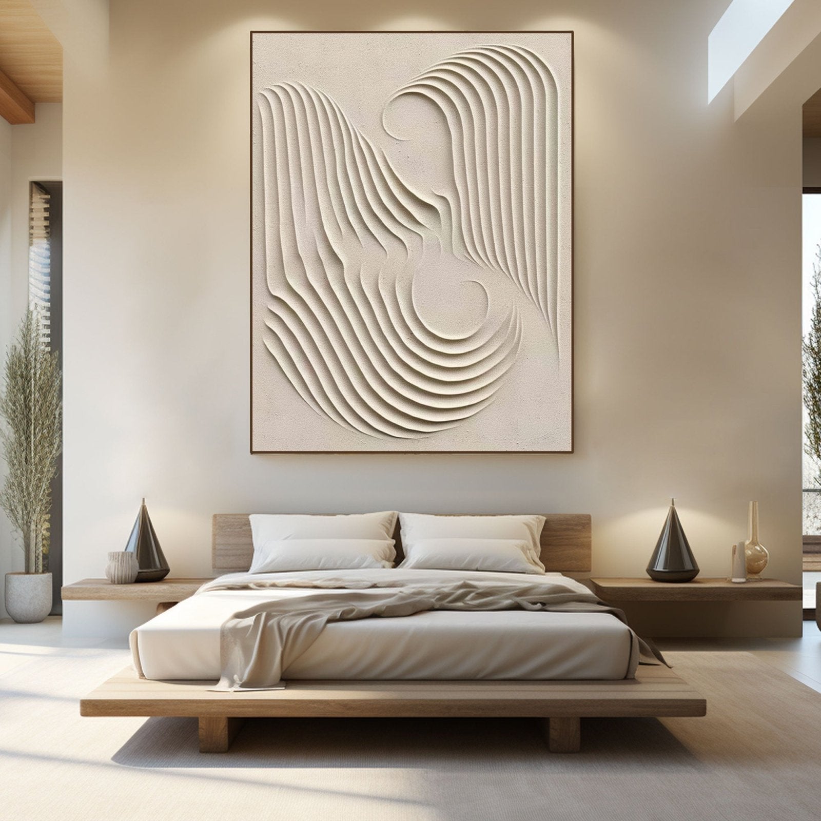Wabi Sabi Painting "Transcendent Waves"