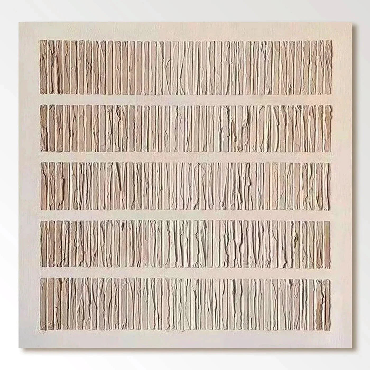 Wabi Sabi Painting "Whispered Lines"