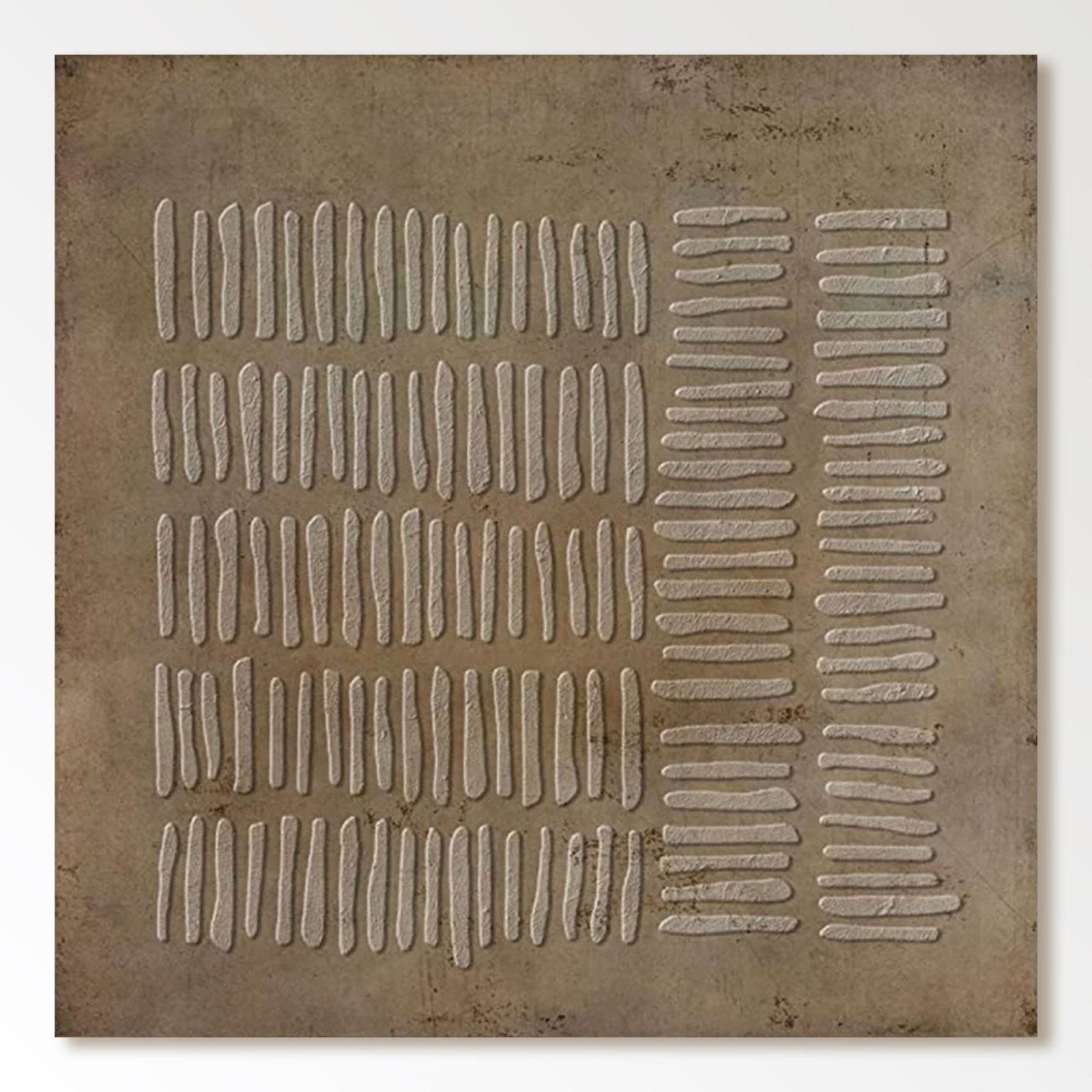 Wabi Sabi Painting "Whispered Patterns"