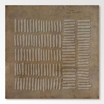 Wabi Sabi Painting "Whispered Patterns"