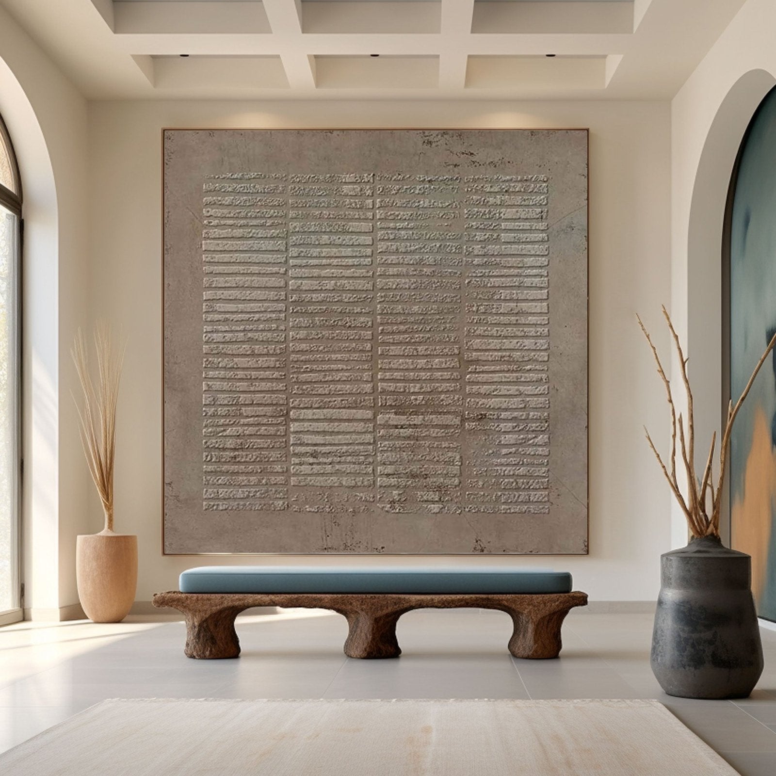 Wabi Sabi Painting "Whispers of the Past"